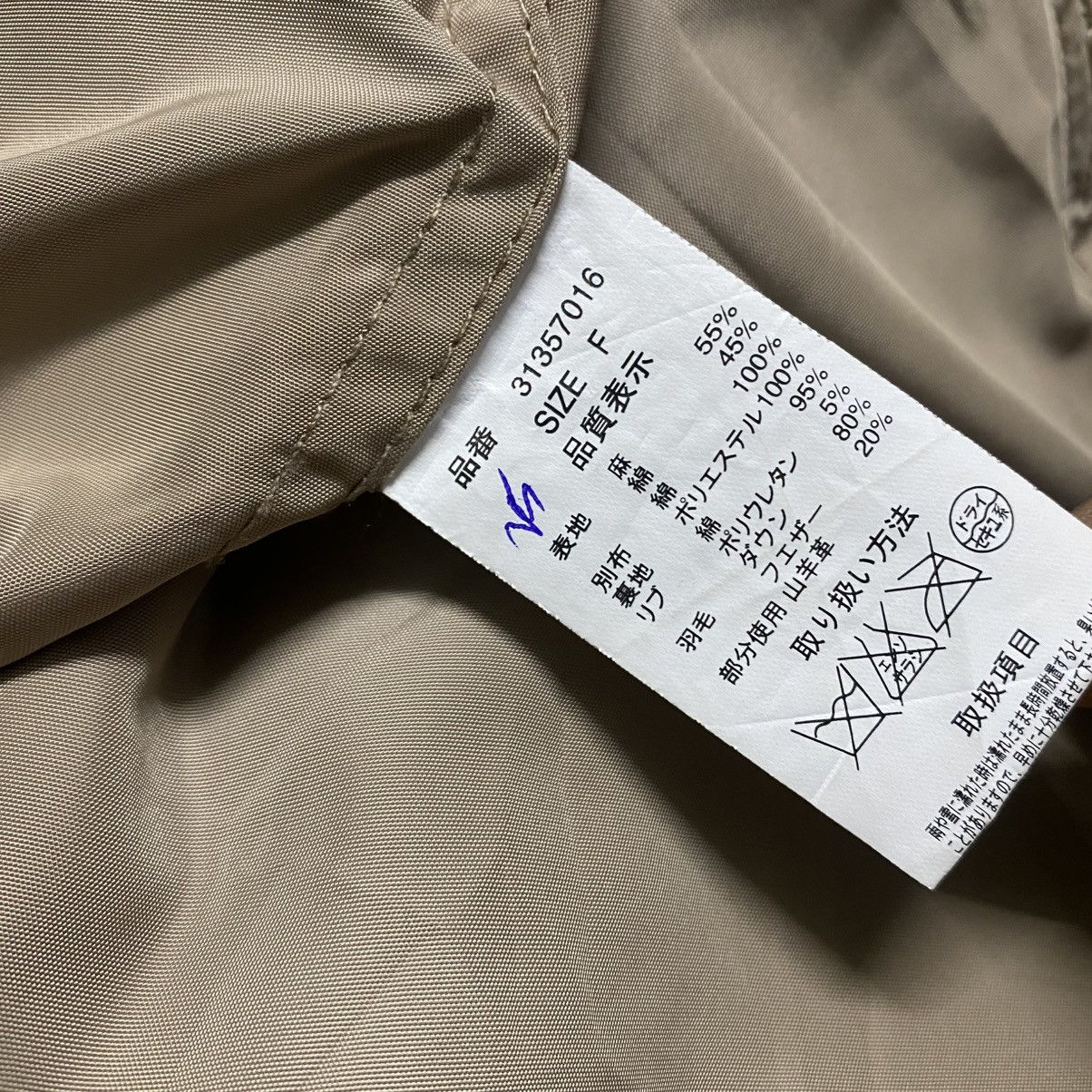 GOA G.O.A Puffer Jacket Hooded Leather Trimmed Size US M / EU 48-50 / 2 - 18 Thumbnail