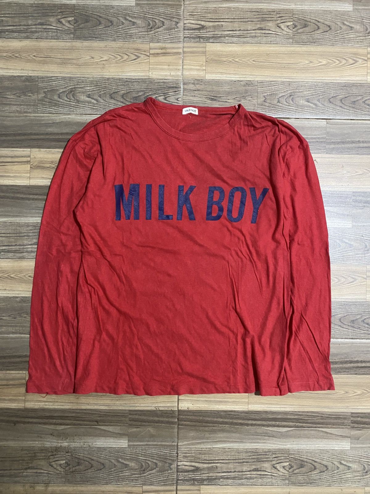 Japanese Brand VINTAGE MILKBOY LONG SLEEVE TEE Size US M / EU 48-50 / 2 - 1 Thumbnail