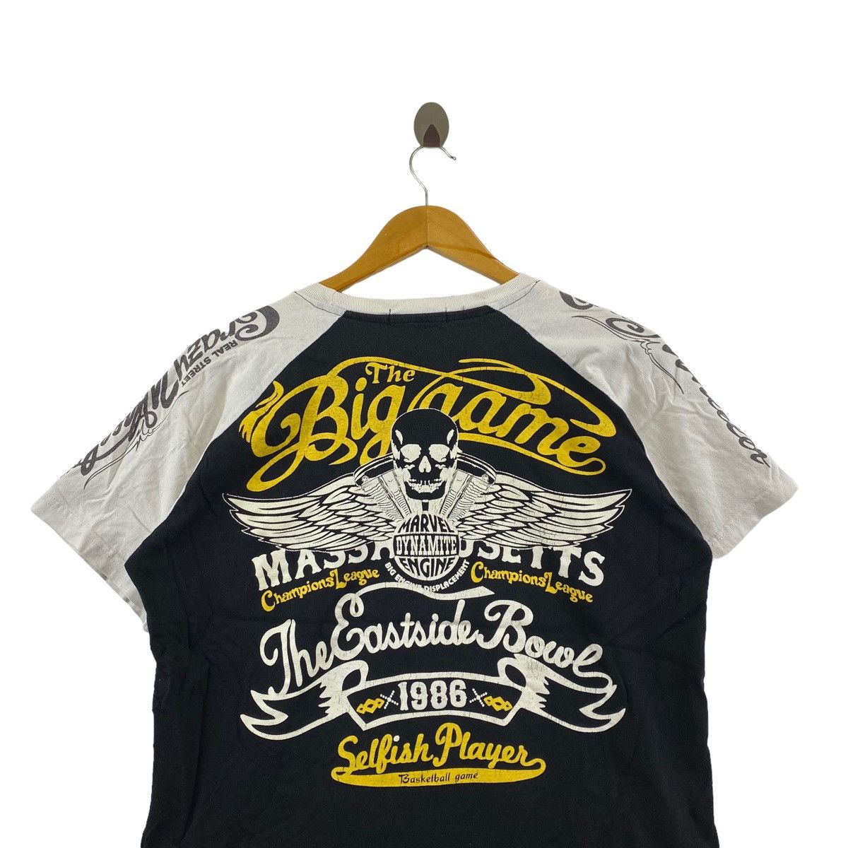 Other 1986 VIOLANCE RIDERS Big Game Hello Chopper Big Print Shirt Size US L / EU 52-54 / 3 - 4 Thumbnail