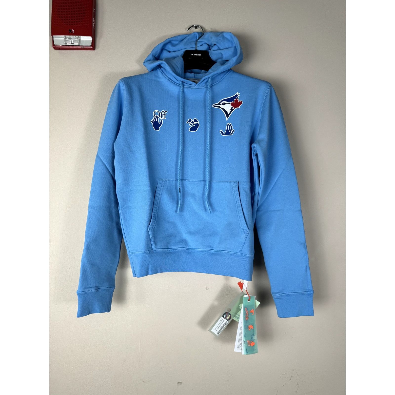 Off-White o1rshd1 MLB Toronto BJ Hoodie in Light Blue Size US XS / EU 42 / 0 - 9 Thumbnail