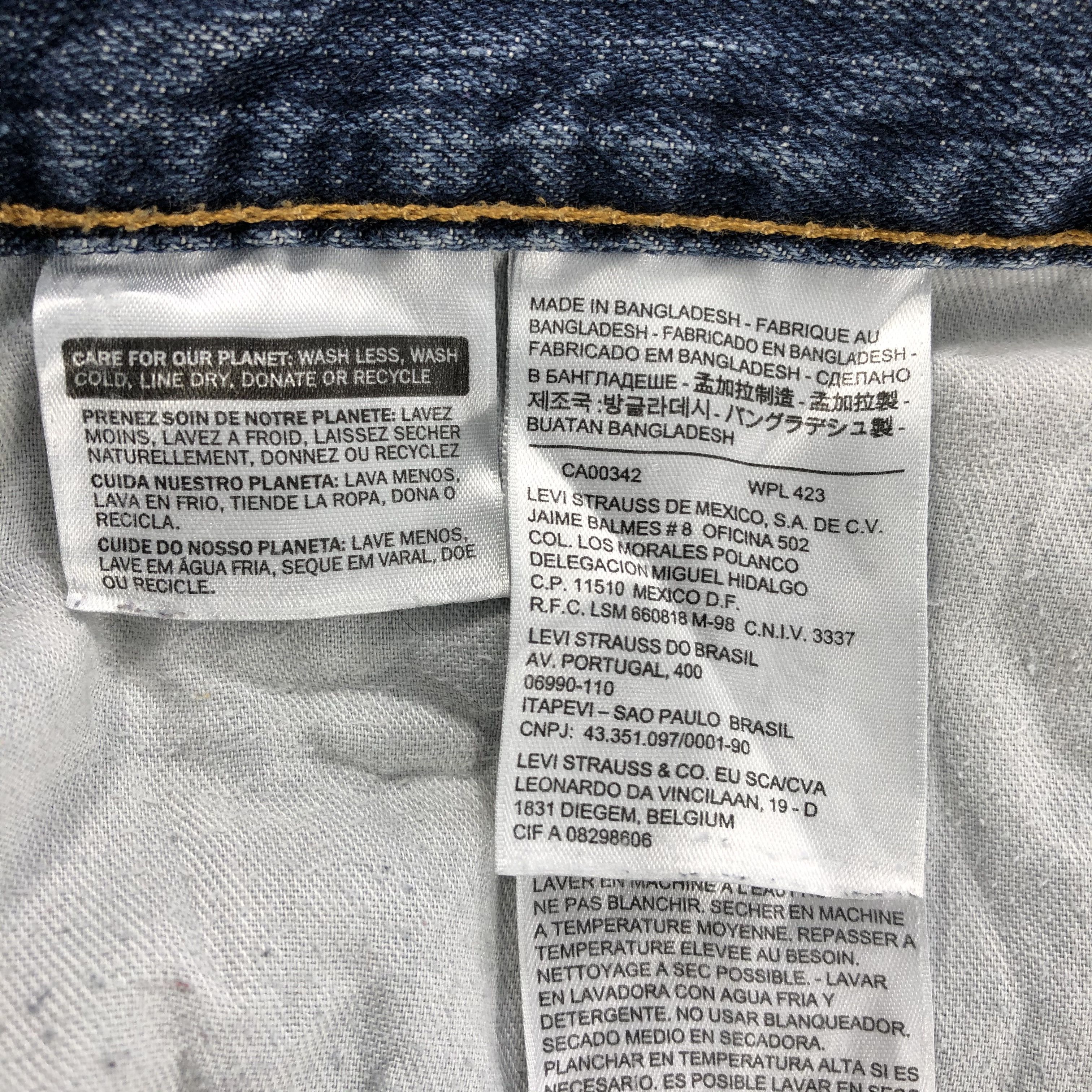 Levi's × Vintage Vintage Blue Wash Levis 514 Jeans-JM1838 Size US 40 / EU 56 - 10 Thumbnail