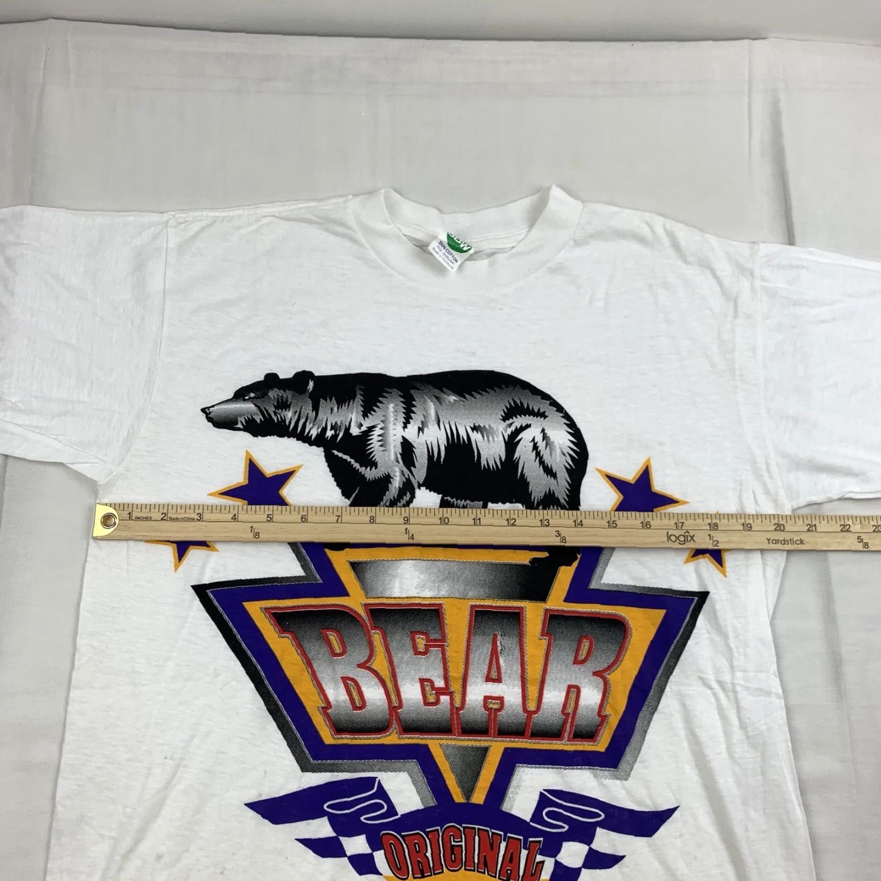 Vintage Vintage American 90s Bear Active Wear Shirt Men's T-Shirt Size M Crew Neck Short Sleeve White Size US M / EU 48-50 / 2 - 7 Thumbnail