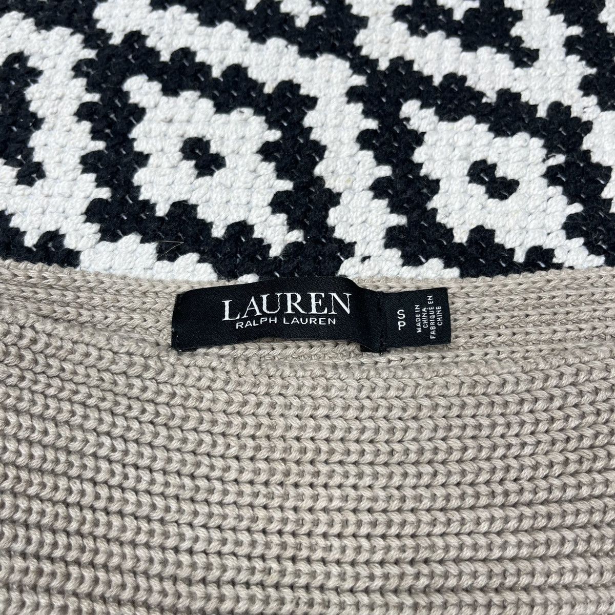 Ralph Lauren × Ralph Lauren Black Label Ralph Lauren Black Label Knit sweater beige Size S / US 4 / IT 40 - 9 Thumbnail