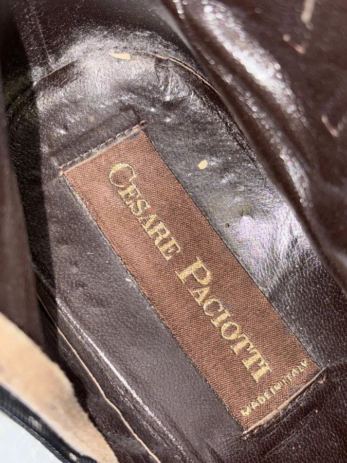 Vintage Paciotti Black Leather Harness Chelsea Boots Size US 9 / EU 42 - 13 Thumbnail