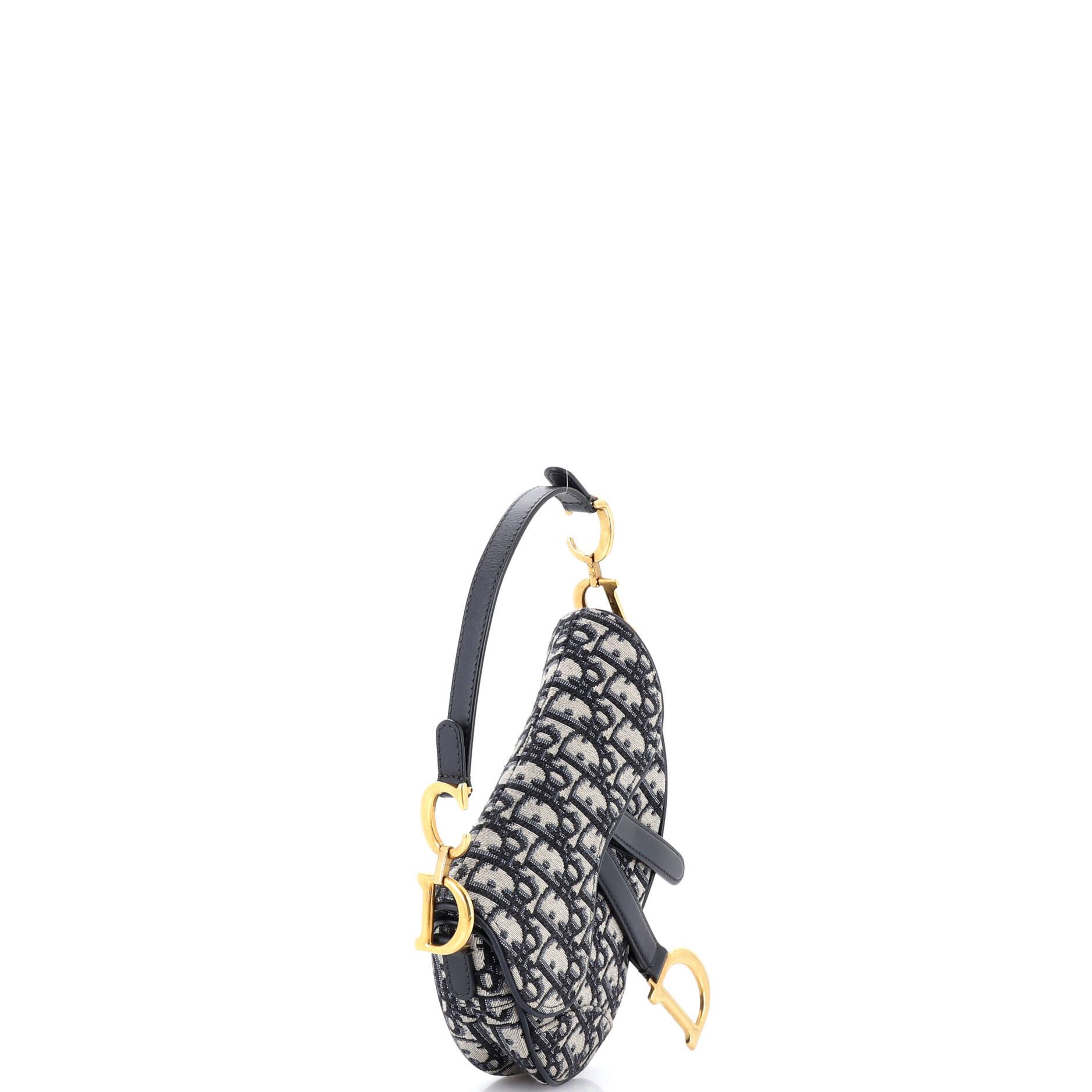 Dior Saddle Handbag Oblique Canvas Mini Size ONE SIZE - 1 Thumbnail