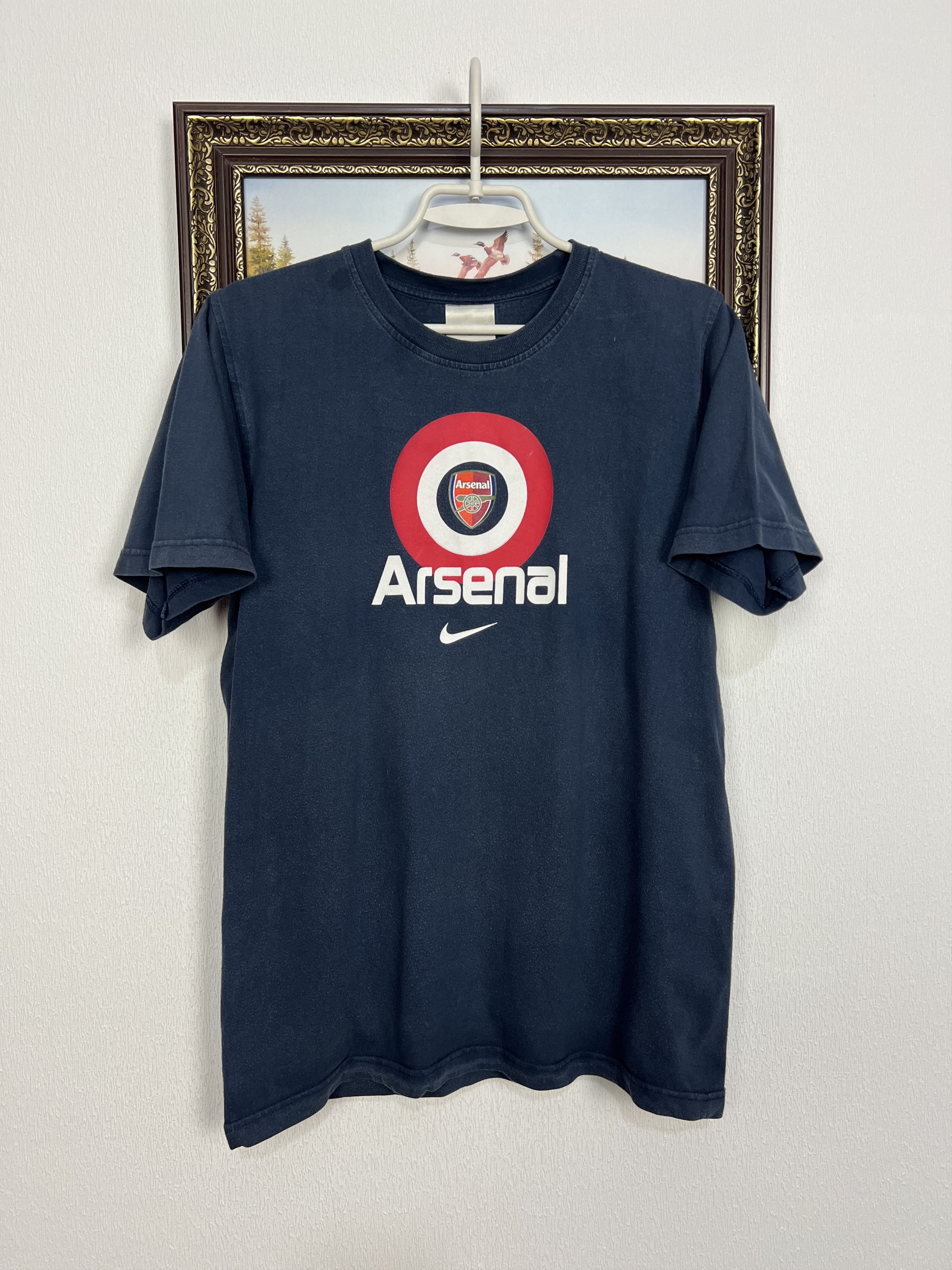 Nike Arsenal Football Train Shirt Soccer Big Logo Jersey Trikot Size US S / EU 44-46 / 1 - 1 Thumbnail
