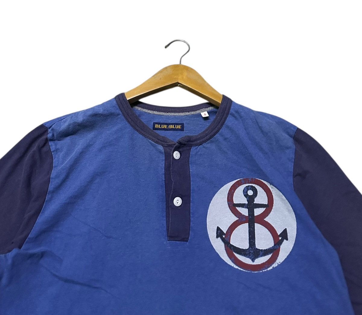 Blue Blue Japan Blue blue japan navy raglan shirt Size US M / EU 48-50 / 2 - 2 Thumbnail