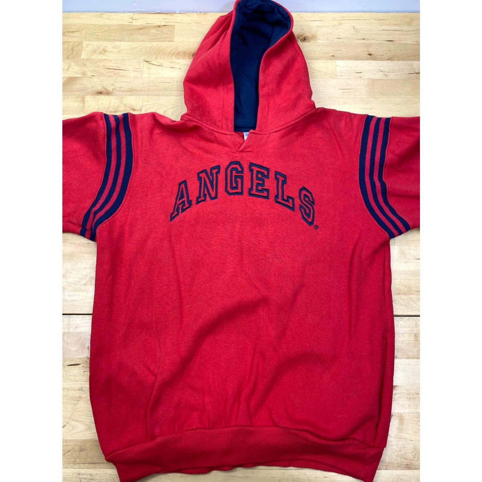 MLB MLB Anaheim Los Angeles Angels Red Hoodie Pullover Size M Mens Baseball Sports Pullover Hoodie 18/20 #3613 Size US M / EU 48-50 / 2 - 2 Thumbnail