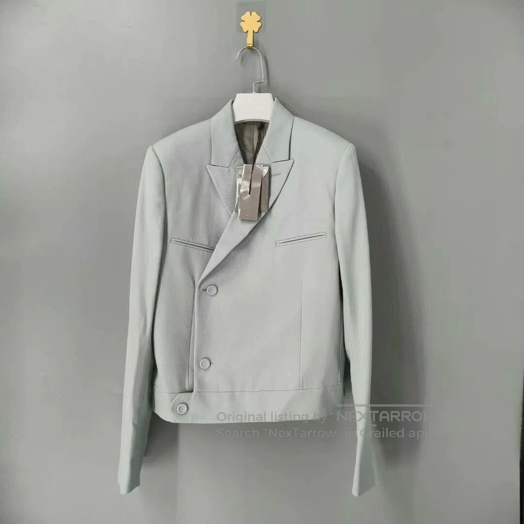 Dior Dior Qblique Mint Wool Suit Jacket for Men. Size US M / EU 48-50 / 2 - 1 Thumbnail