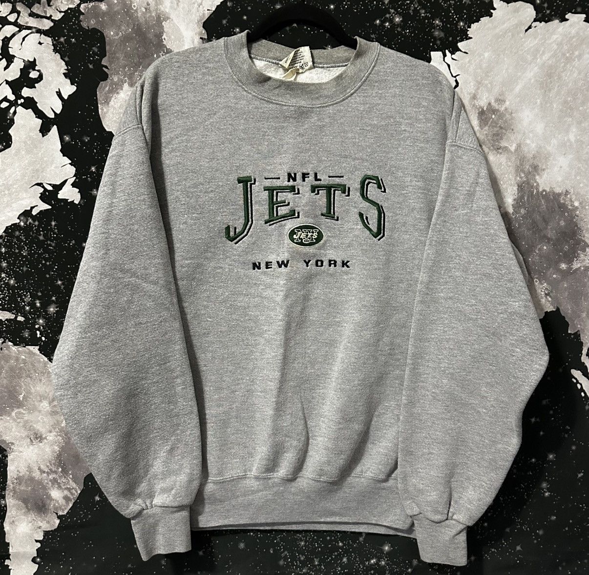 Lee NY Jets Lee Sport Crewneck Sweatshirt Size US L / EU 52-54 / 3 - 1 Thumbnail