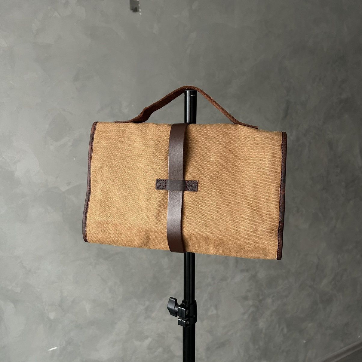 &SONS &Sons Waxed Canvas Toilet Bag Size ONE SIZE - 7 Thumbnail