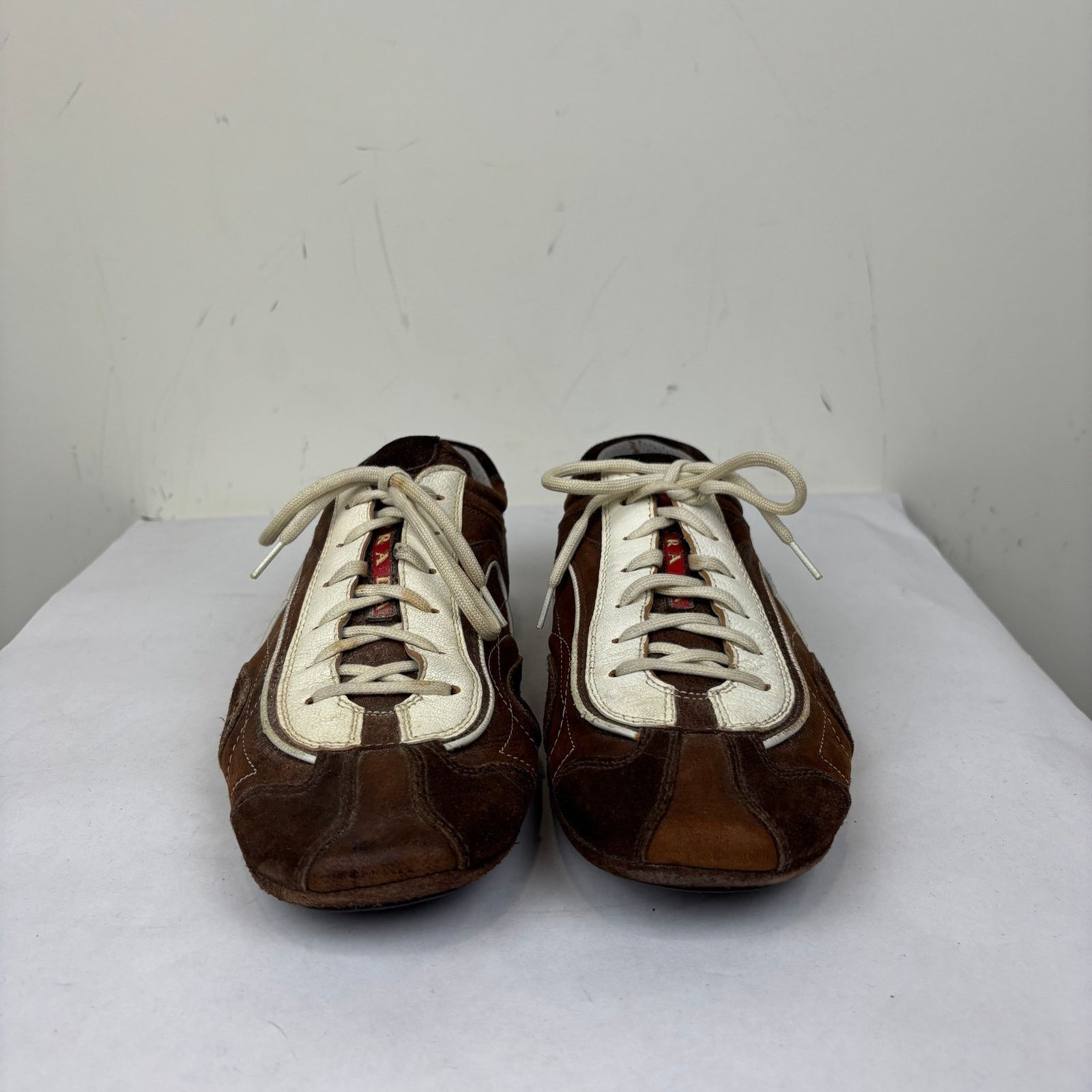 【PRADA】 Suede leather Sneakers スニーカー $_57.JPG?set_id=880000500F