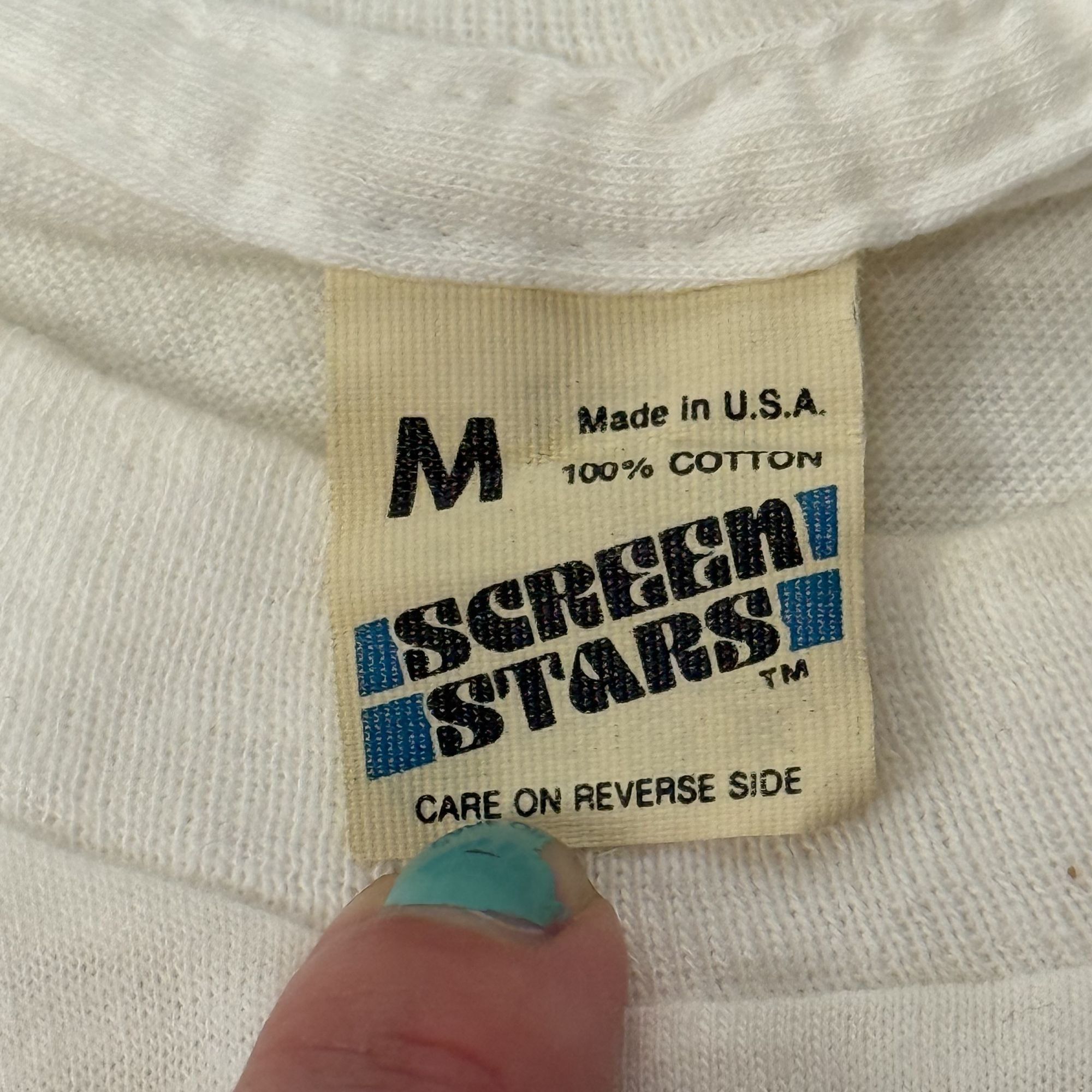 Other NOS 80's Screen Stars LONDON 1984 NEON Paint SPLAT T Shirt M Size US M / EU 48-50 / 2 - 6 Thumbnail
