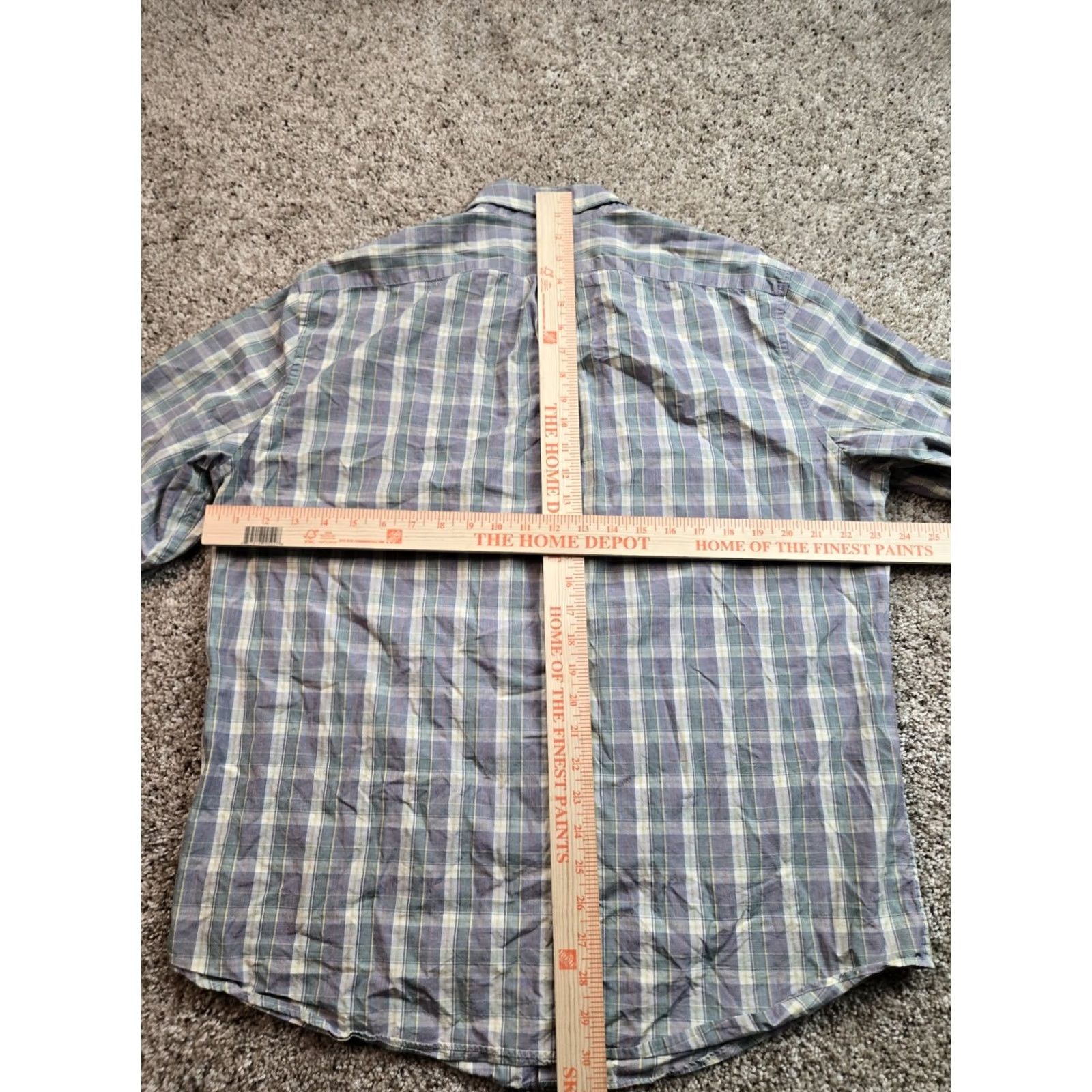 J.Crew J.CREW Shirt Mens XL Green Plaid Long Sleeve Button Down Relaxed Fit Secret Wash Size US XL / EU 56 / 4 - 7 Thumbnail