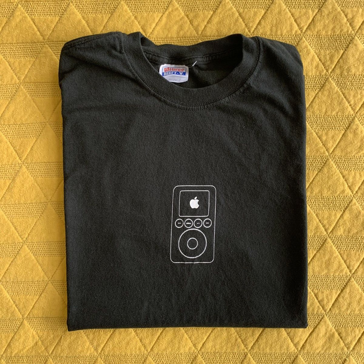 Apple × Vintage VTG Apple iPod t-shirt 2003 Unveil Live Steve Jobs Black tee Size US M / EU 48-50 / 2 - 1 Thumbnail