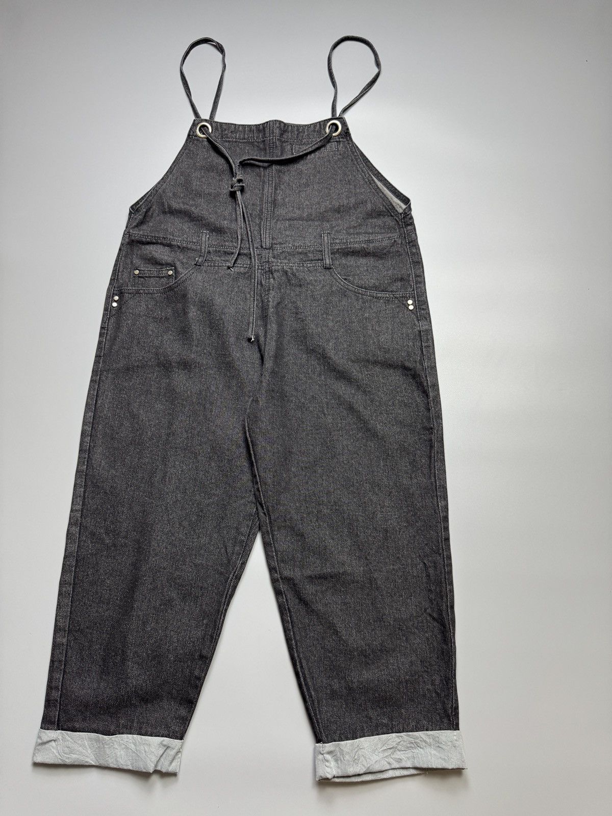 Danton Danton - Denim Baggy jumpsuit set Size 30" / US 8 / IT 44 - 2 Thumbnail