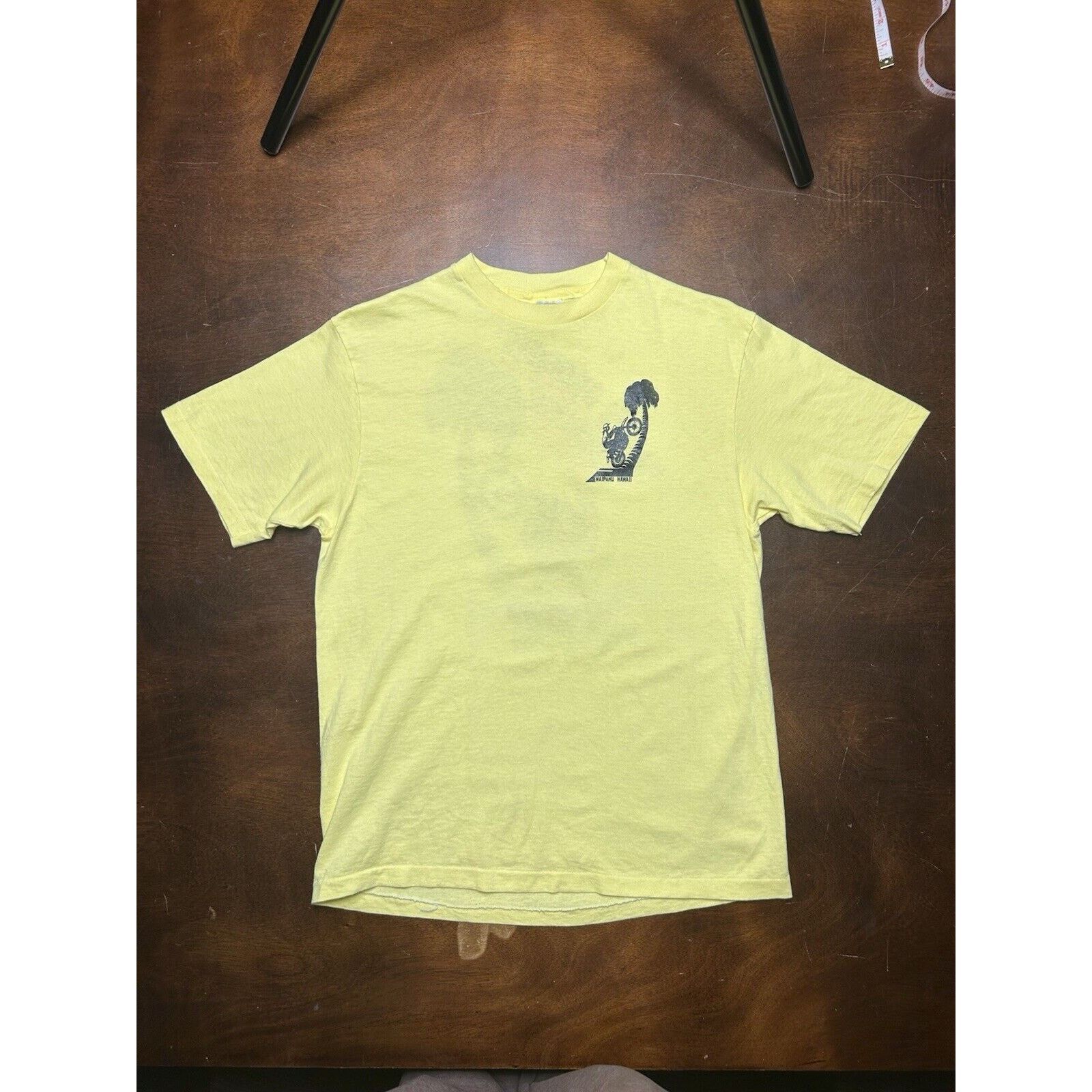 Hanes VTG 70s/80s Hawaii AMA Motorcycle Racing Honda Yamaha Shirt Size US L / EU 52-54 / 3 - 11 Thumbnail