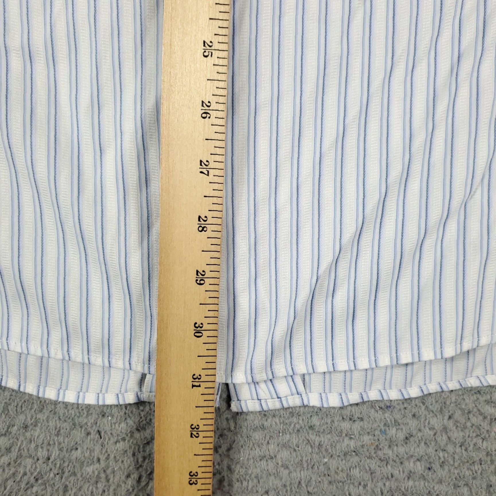Tommy Bahama Tommy Bahama Dress Shirt Mens 17 Blue Striped Long Sleeve Button Up Casual Size 46R - 5 Thumbnail