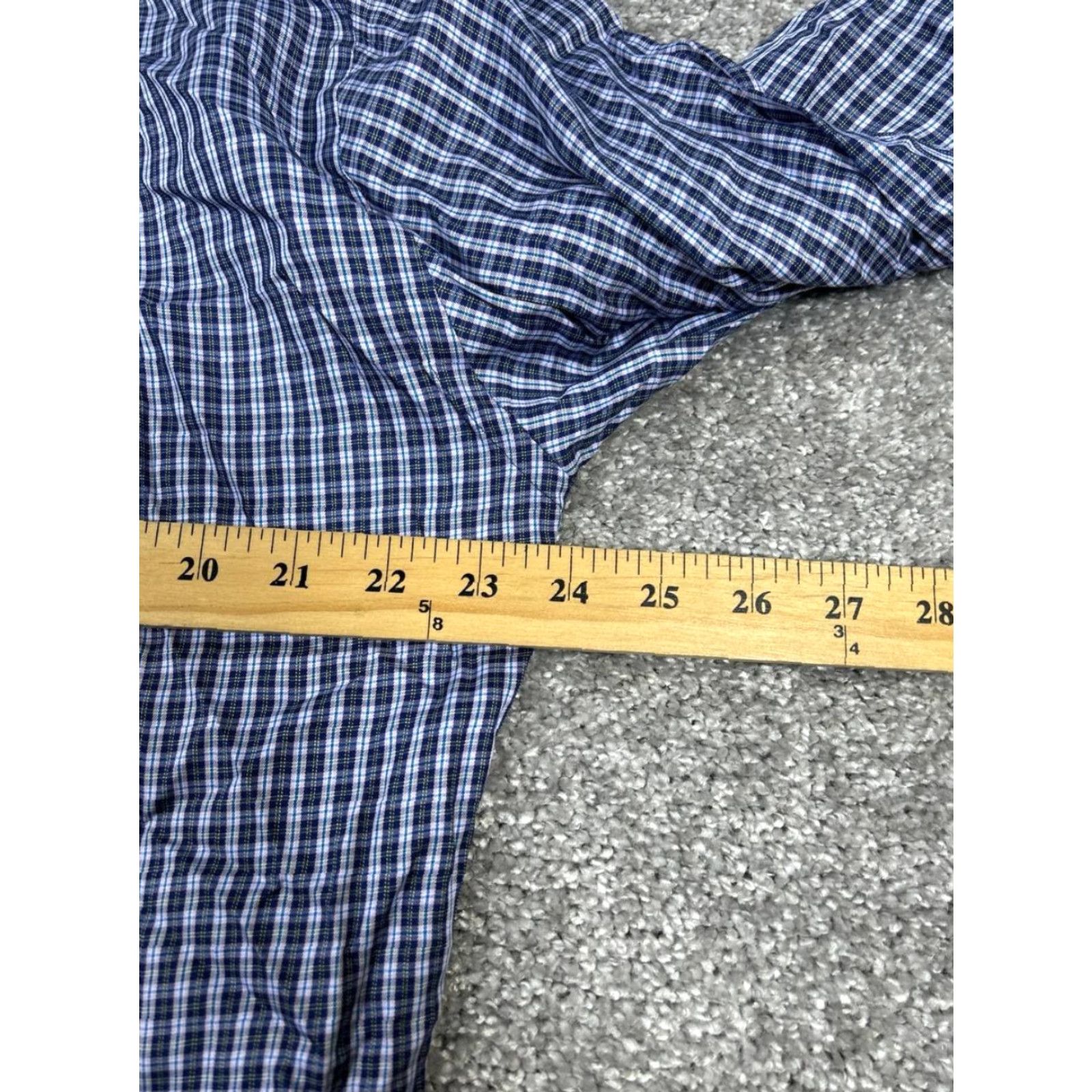 Peter Millar Peter Millar Shirt Mens Large Blue Cotton Silk Button Up Size US L / EU 52-54 / 3 - 5 Thumbnail