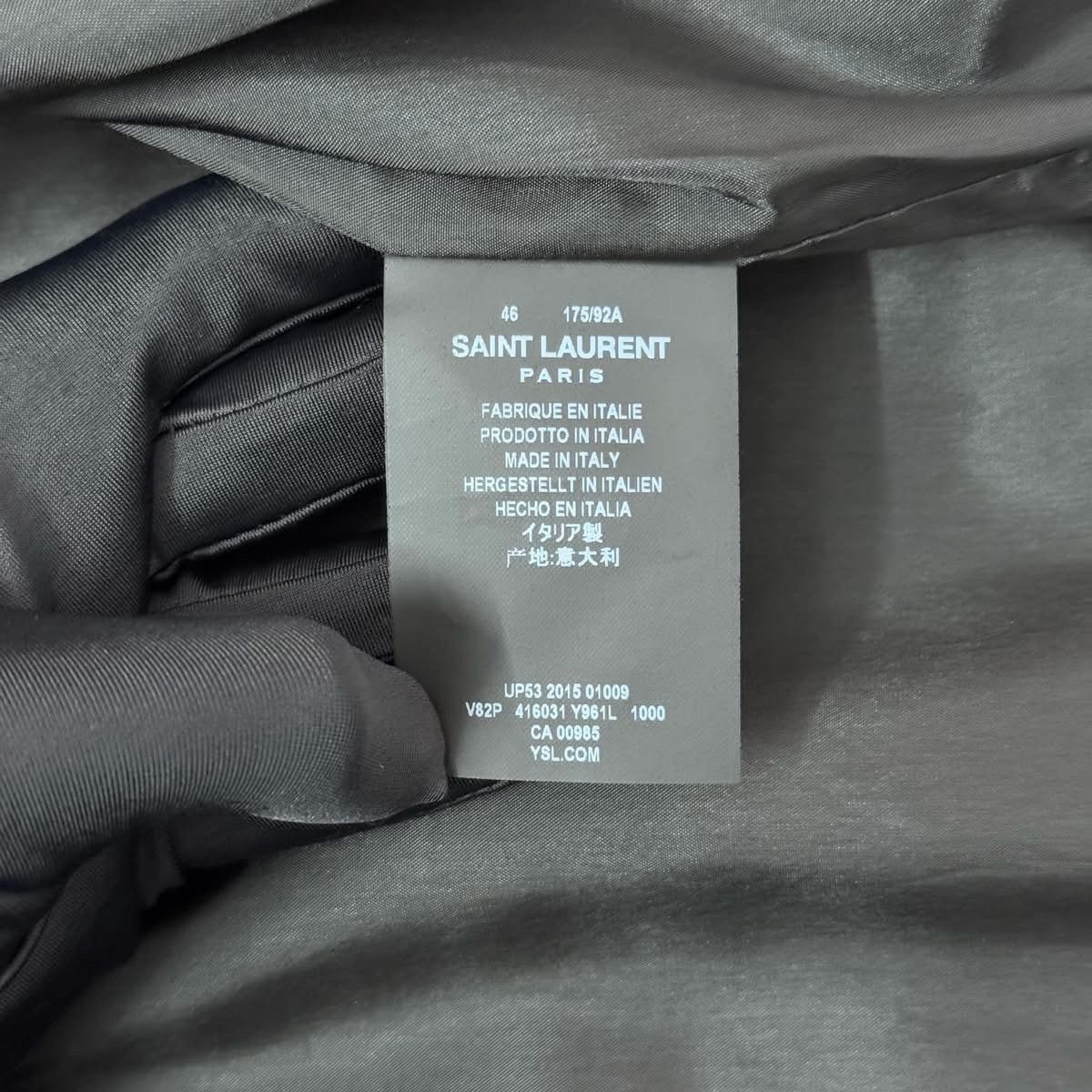 Hedi Slimane × Saint Laurent Paris HEDI SLIMANE X SAINT LAURENT BABY SEQUIN SATIN JACKET IT46 Size US S / EU 44-46 / 1 - 2 Thumbnail