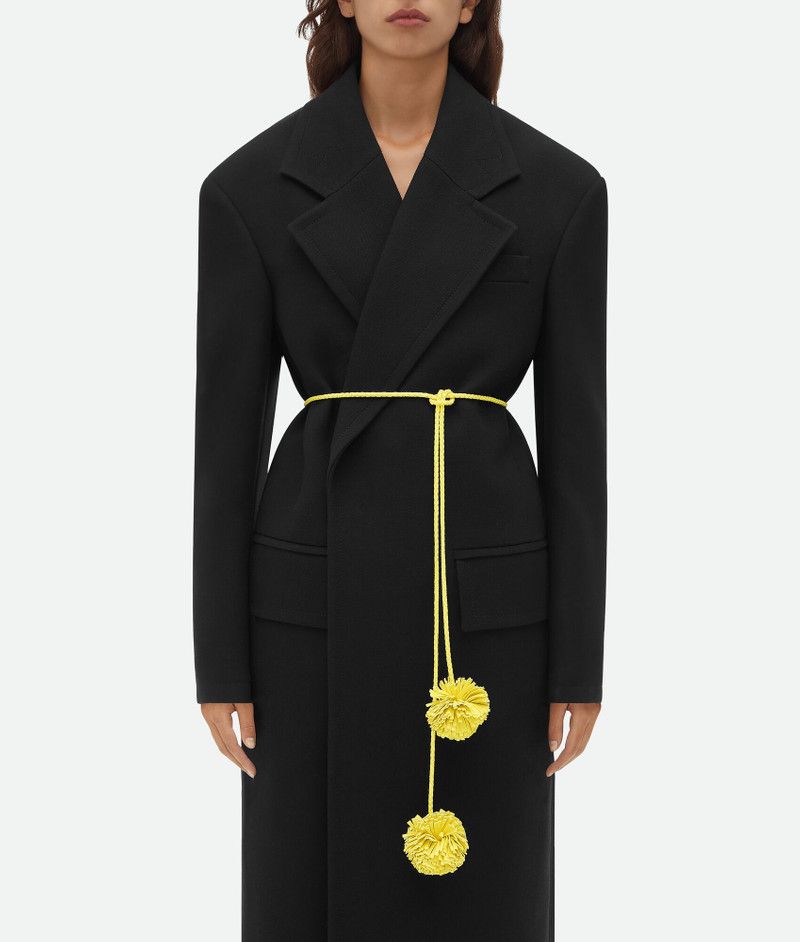 Bottega Veneta o1w1db11125 Size: S / Pompom Coaxial Belt in Yellow Size ONE SIZE - 3 Thumbnail