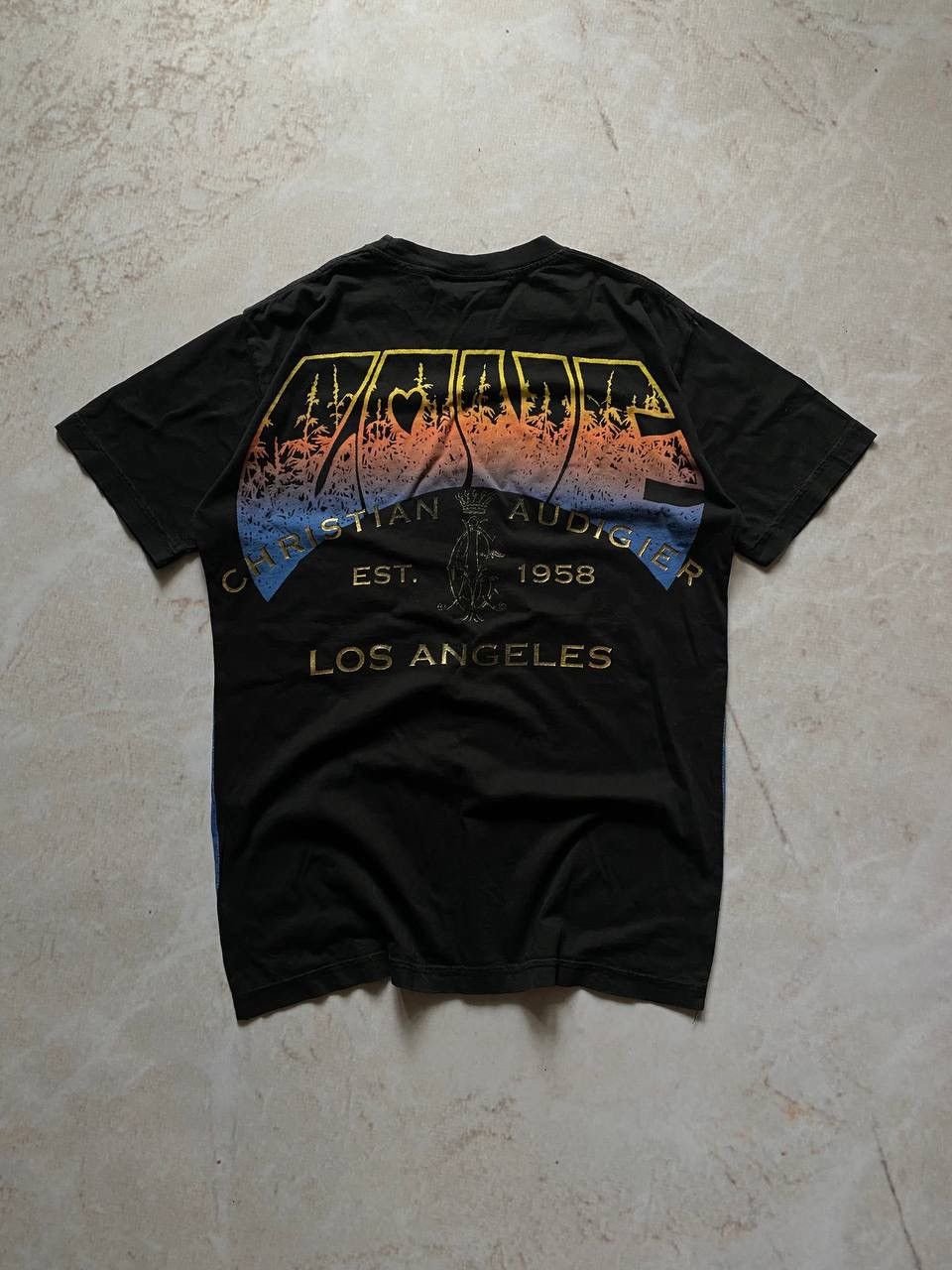 Christian Audigier × Ed Hardy × Vintage Vintage Christian Audigier Ed Hardy Over Print Y2K T Shirt Size US M / EU 48-50 / 2 - 2 Thumbnail