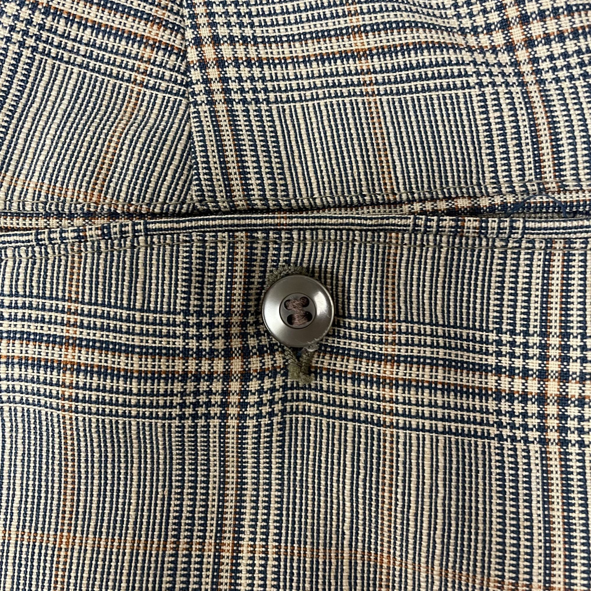 Other Vtg MoD Black White Copper GOLF Pants OVERCHECK Trousers Size US 32 / EU 48 - 2 Thumbnail