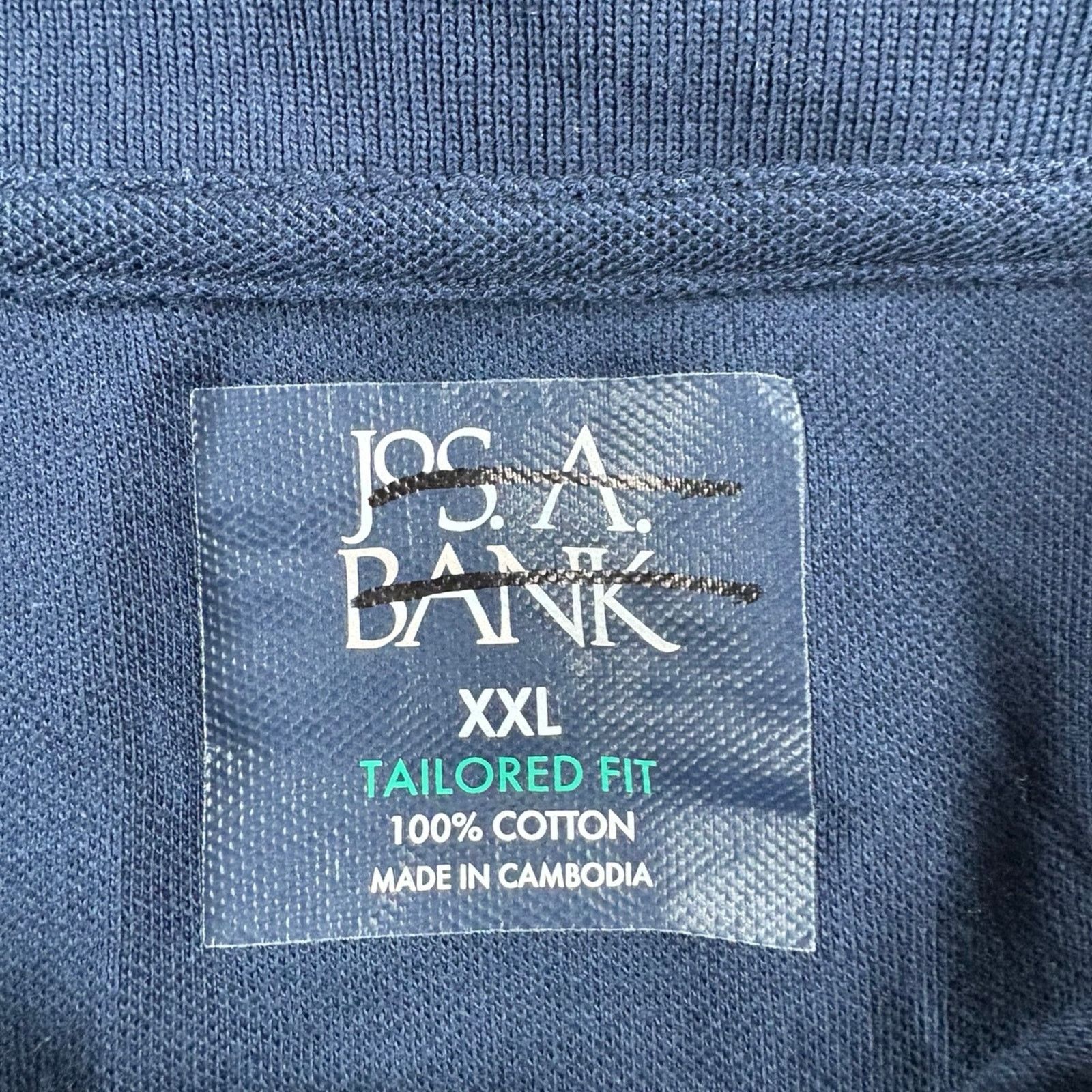 Jos. A. Bank Collard polo shirt Size US XXL / EU 58 / 5 - 2 Thumbnail