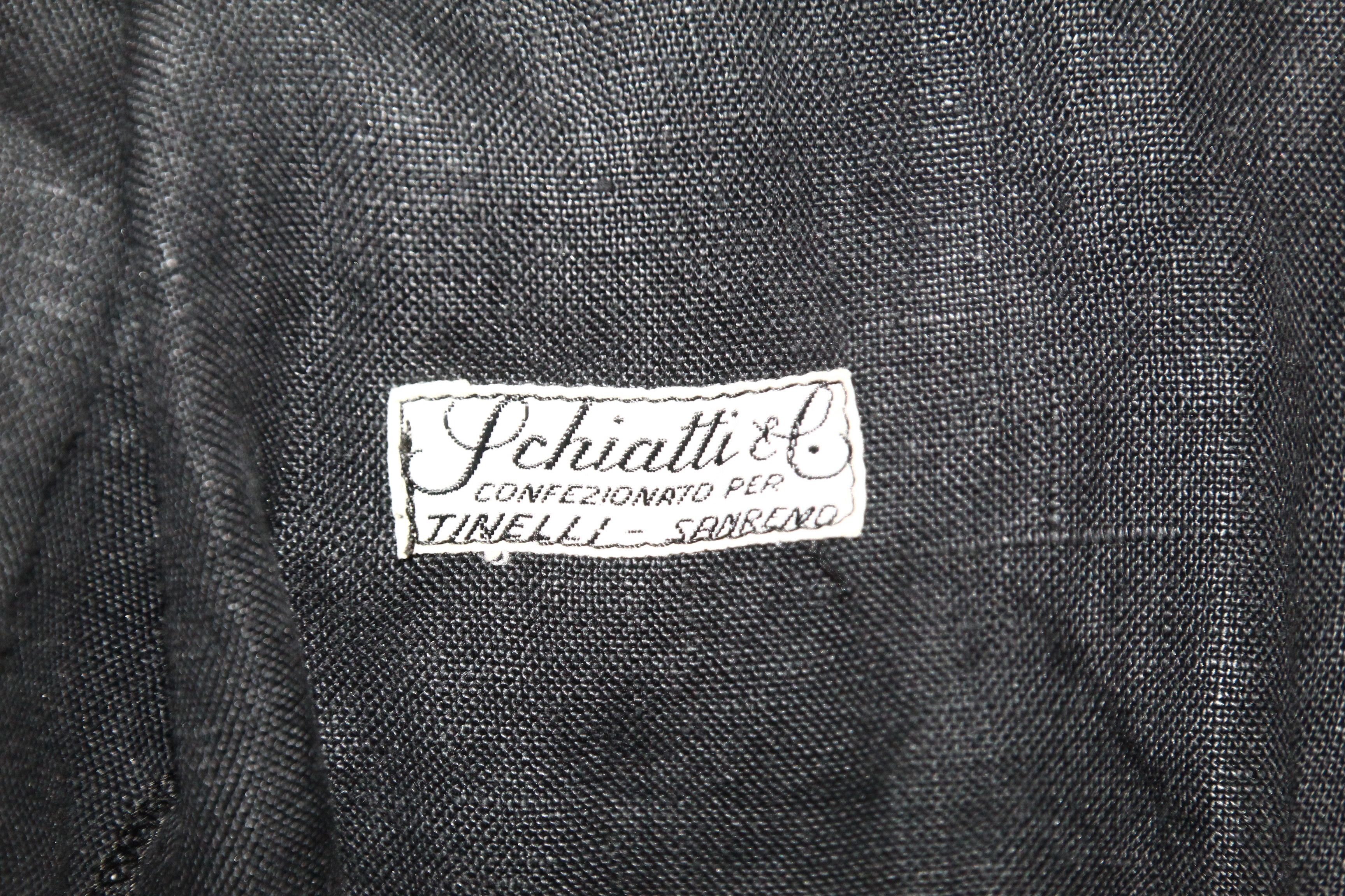 Kiton 🔥Schiatti & Co. luxury design raw linen leather trim bomber Size US M / EU 48-50 / 2 - 5 Thumbnail