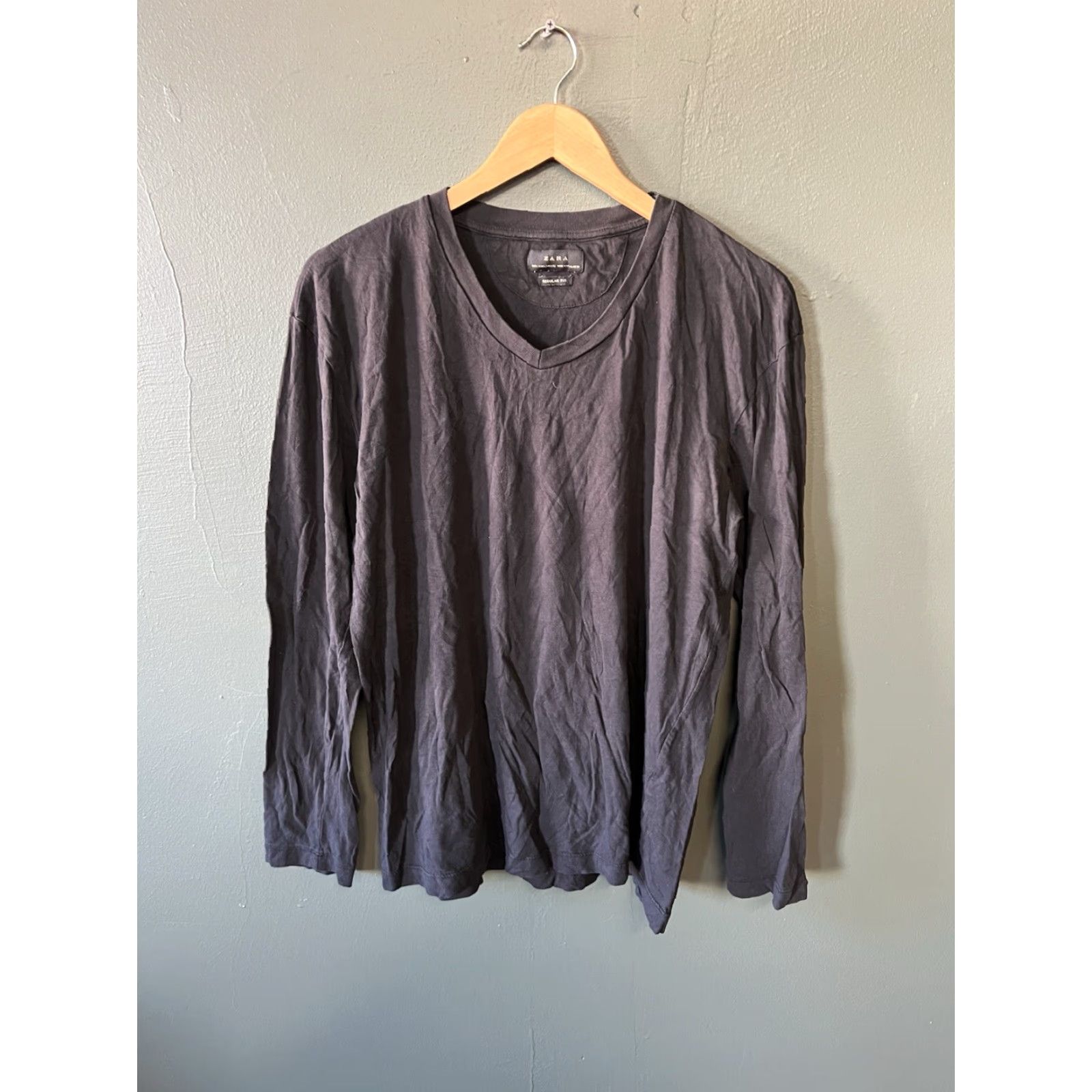 Zara Zara Man T-Shirt Long Sleeve Black L Mens Size US L / EU 52-54 / 3 - 2 Thumbnail