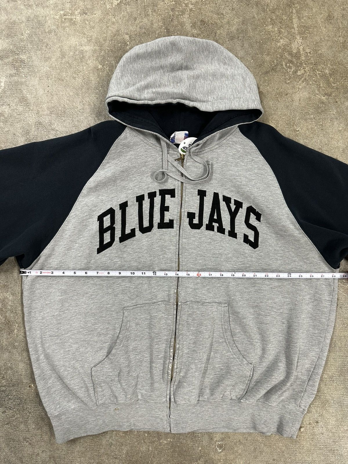 Majestic Crazy Y2K Majestic Toronto Blue Jays Zip Up Hoodie Size US XL / EU 56 / 4 - 12 Thumbnail