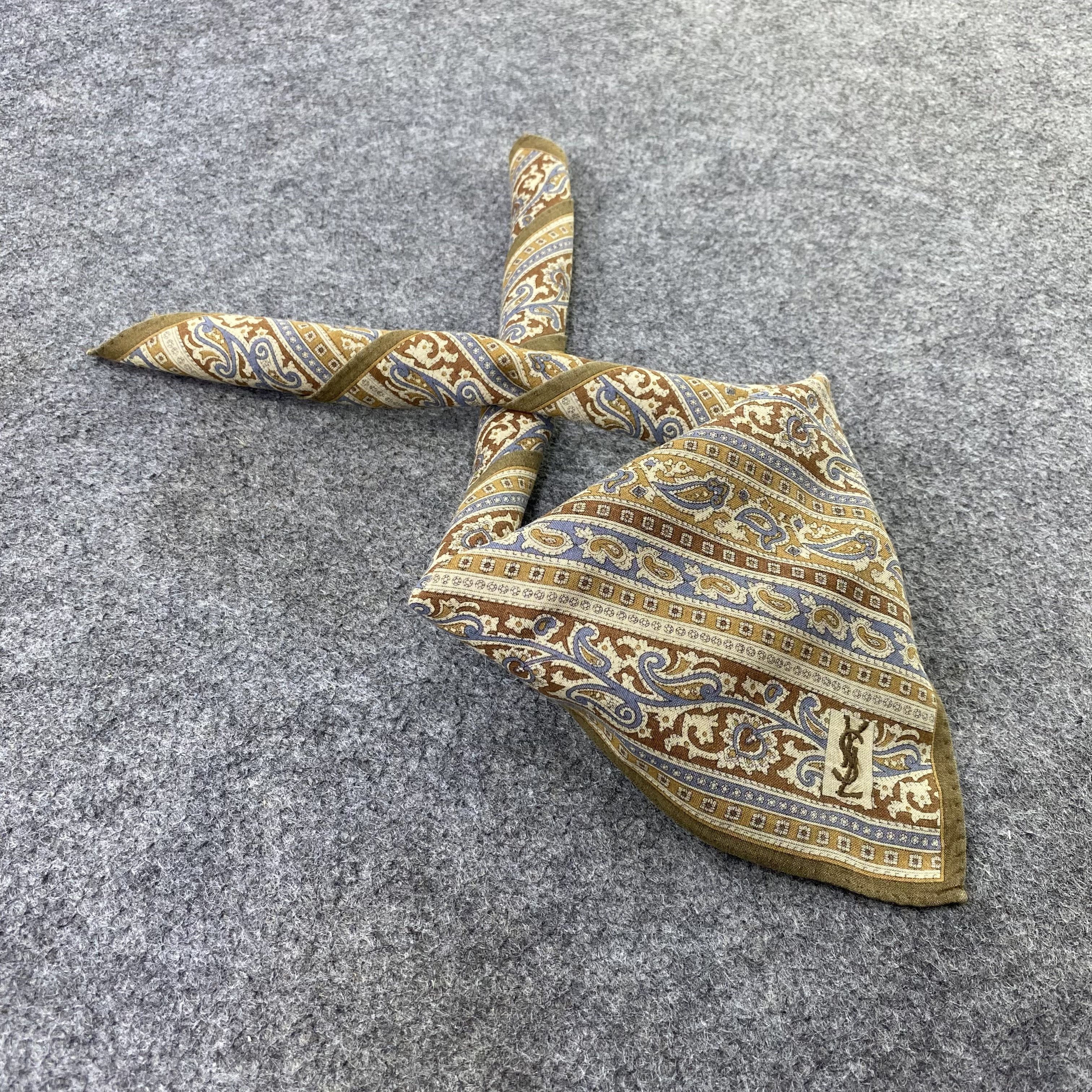 YSL Handkerchief Neckerchief Bandana-B1887
