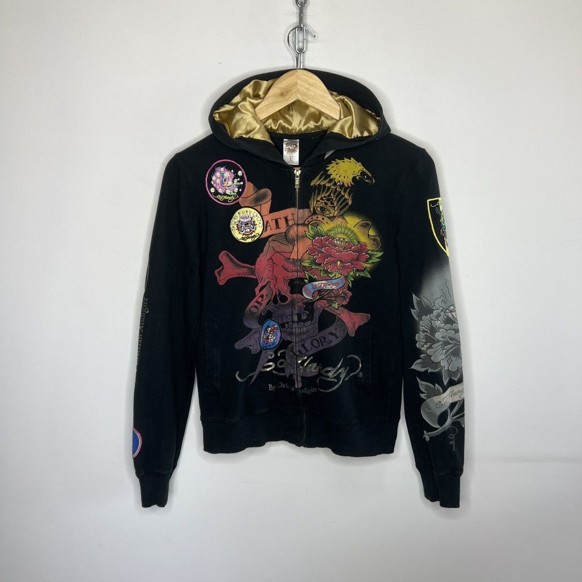 Christian Audigier vintage ed hardy zip hoodie christian audigier budda Size S / US 4 / IT 40 - 1 Thumbnail