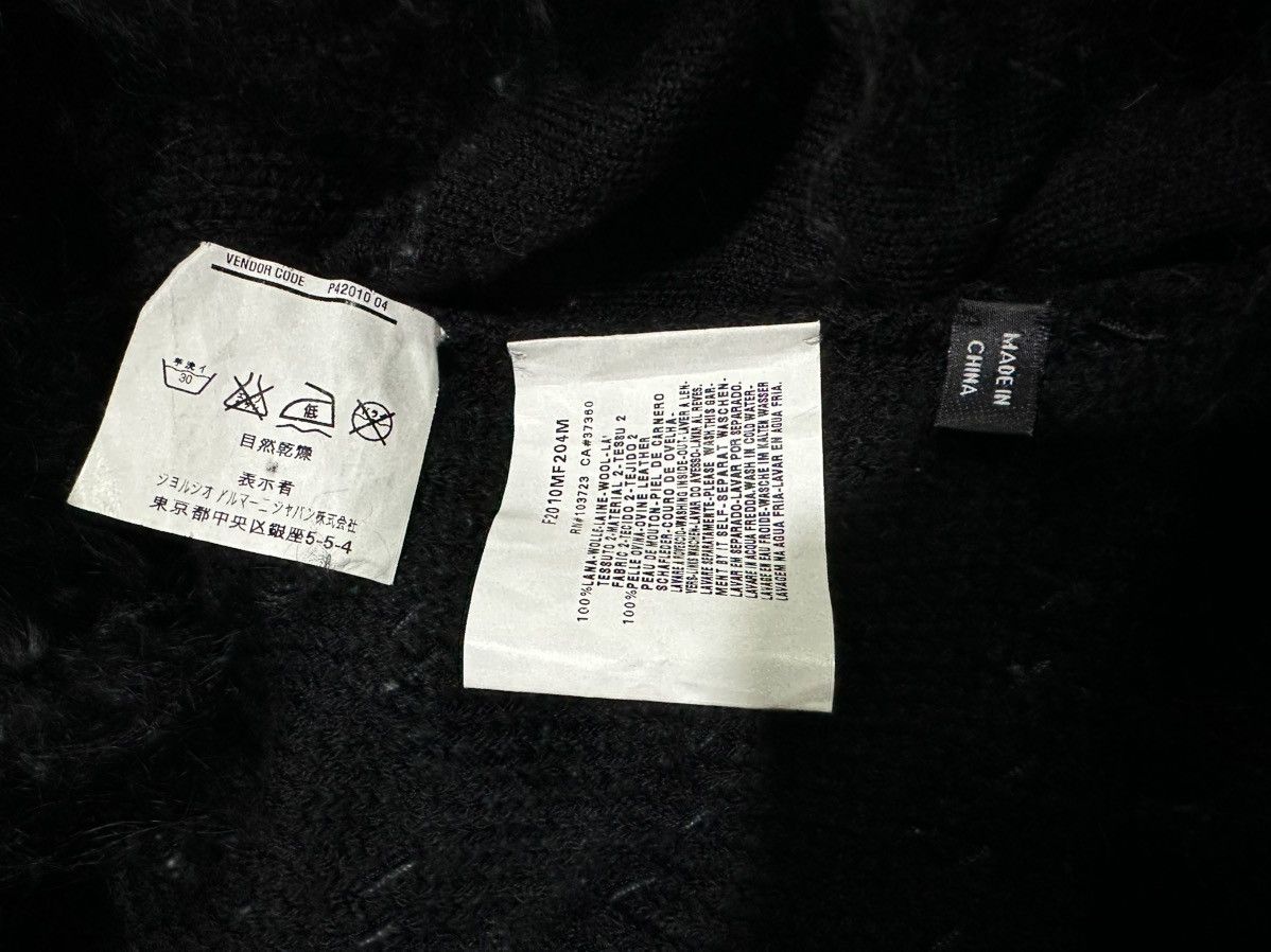 Emporio Armani 🔥Aw2010 Emporio Armani Mongolian Lamb Fur Short Sweater Size US M / EU 48-50 / 2 - 11 Thumbnail