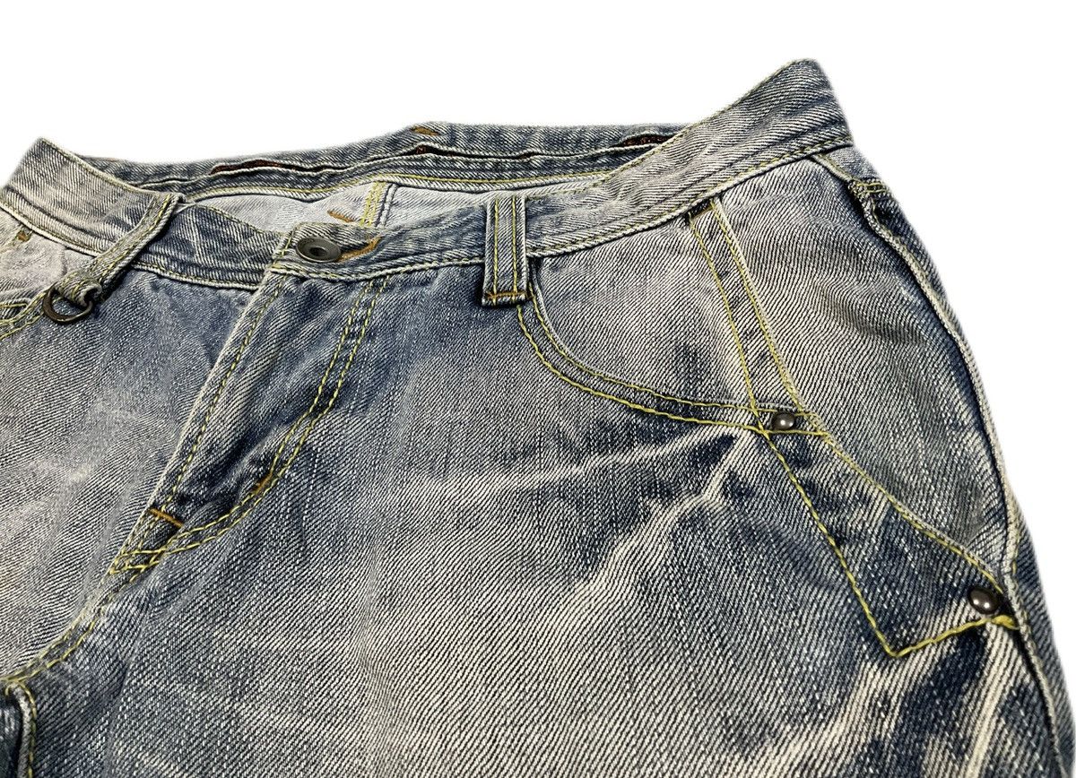 If Six Was Nine 🔥Sick Y2K Nicole Club For Men Flared Denim UK Flag Size US 30 / EU 46 - 5 Thumbnail