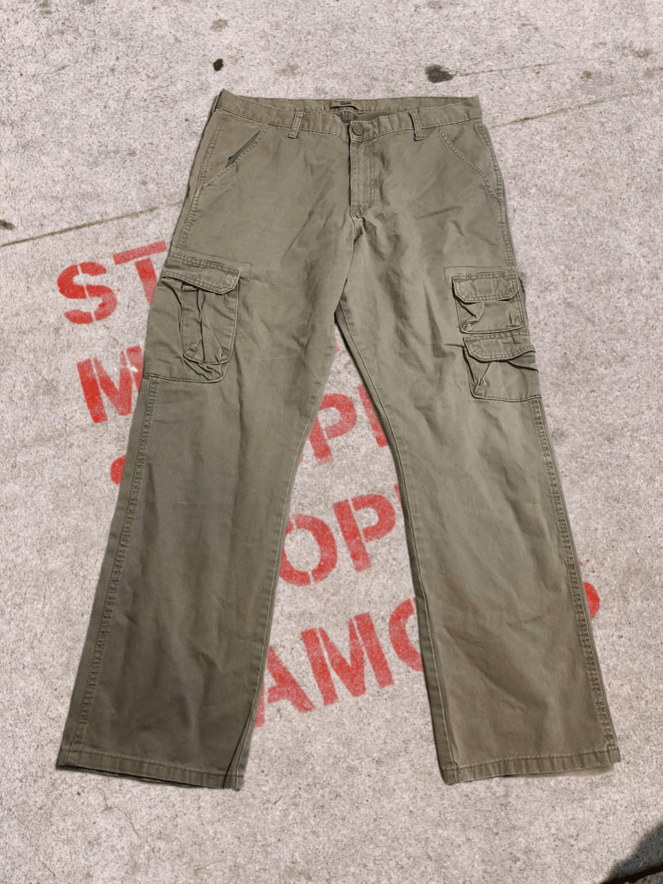 Wrangler Wrangler Brown Relaxed Fit Straight Leg Cargo Pants Work Size US 36 / EU 52 - 1 Thumbnail