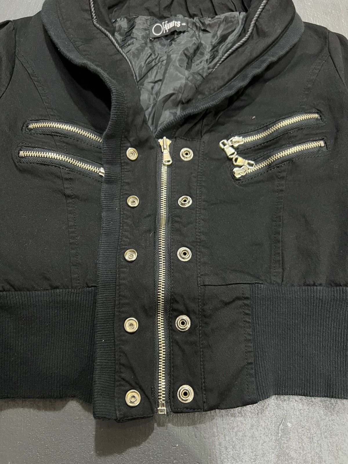 Other Offlimits Y2K Style Cropped Zip Jacket Punk Size M / US 6-8 / IT 42-44 - 5 Thumbnail