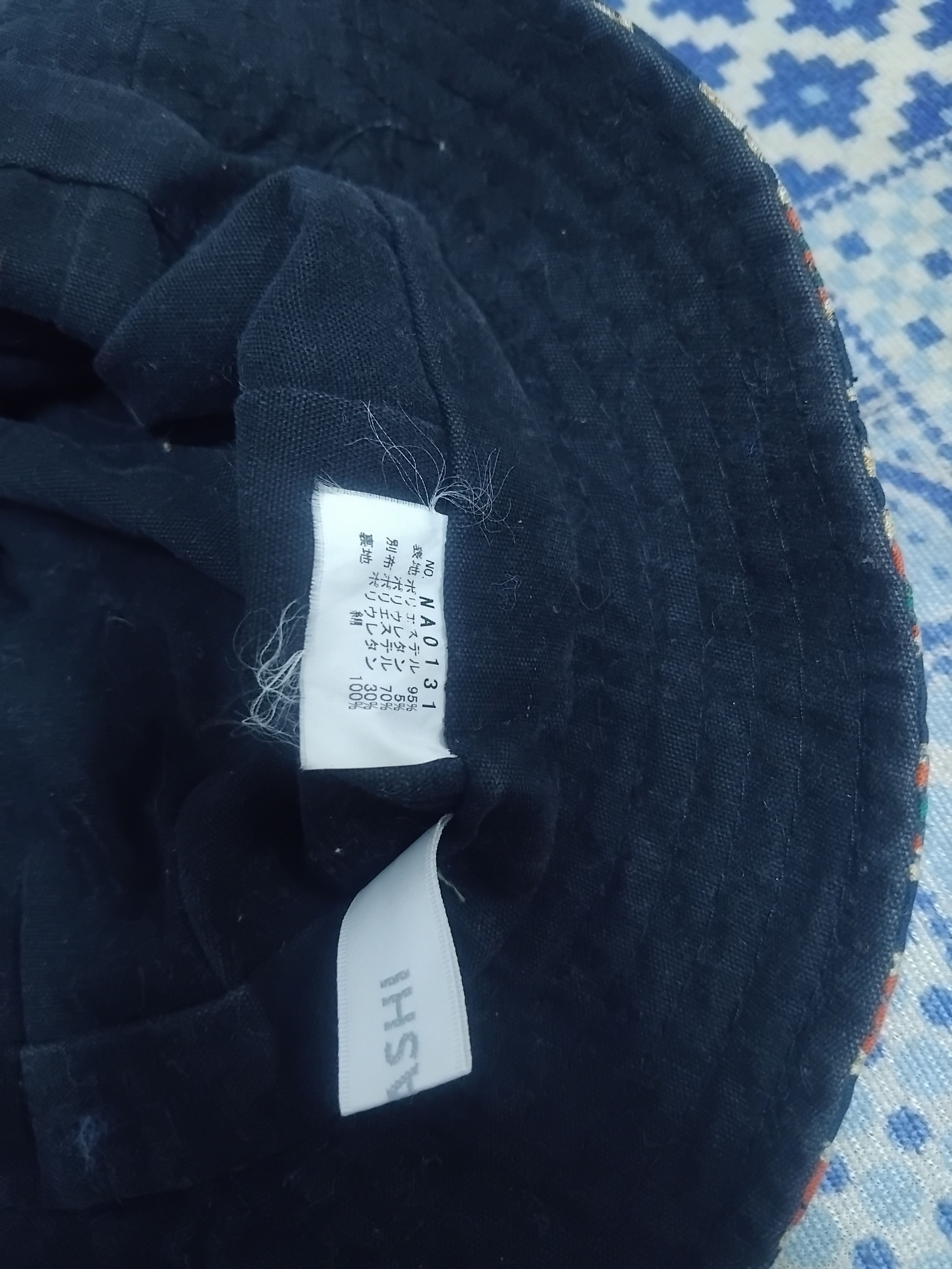 Japanese Brand Nanashi japanese abstract harajuku hat Size ONE SIZE - 3 Thumbnail