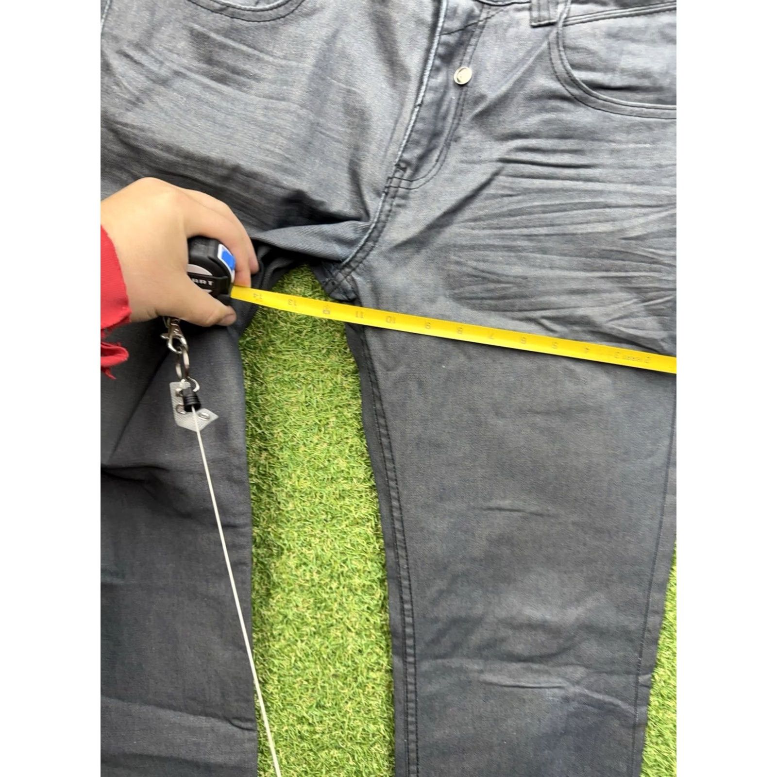 Southpole South Pole Jeans Mens 34x34 Gray Denim Y2K Vintage Hip Hop Grunge Straight 5-Pocket Regular Waist 34in Cotton Denim Baggy Style Size US 34 / EU 50 - 7 Thumbnail