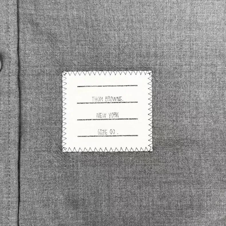 Thom Browne Thom Browne Gray Fine Wool Shirt Jacket Size US XS / EU 42 / 0 - 5 Thumbnail