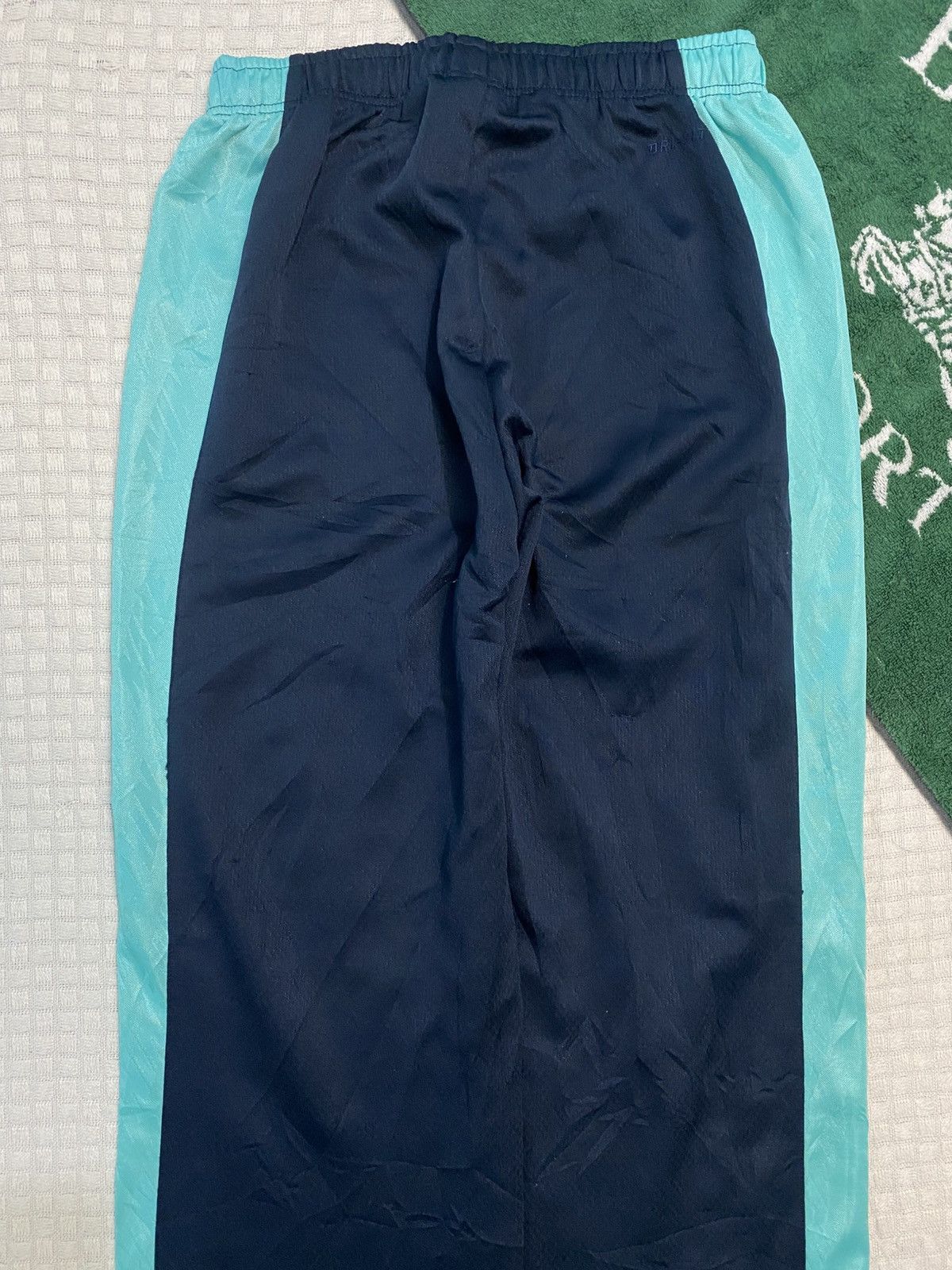 Carhartt Wip × Nike 💥 VINTAGE NIKE 90S BAGGY WIDE LEG SWOOSH TRACK PANTS Y2K Size US 36 / EU 52 - 11 Thumbnail