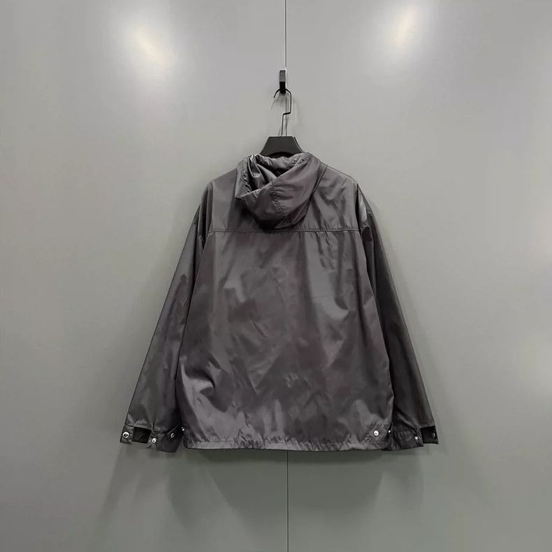 Prada PRADA HalfZip Hooded Windbreaker Jacket-2506 Size US XL / EU 56 / 4 - 2 Thumbnail