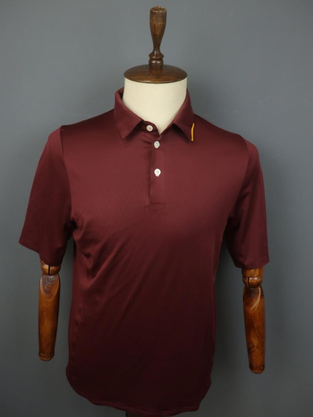 KJUS KJUS Burgundy Collared Popover Polo Shirt Size 52 Size US M / EU 48-50 / 2 - 1 Thumbnail