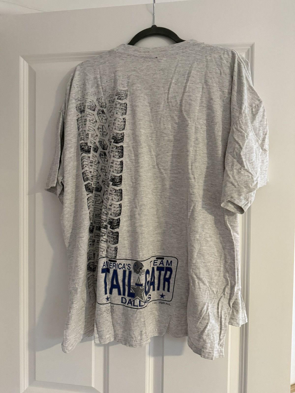 Other Vintage 1991 Dallas Cowboys Tail Gate tire mark shirt No Tag Size US XL / EU 56 / 4 - 4 Thumbnail