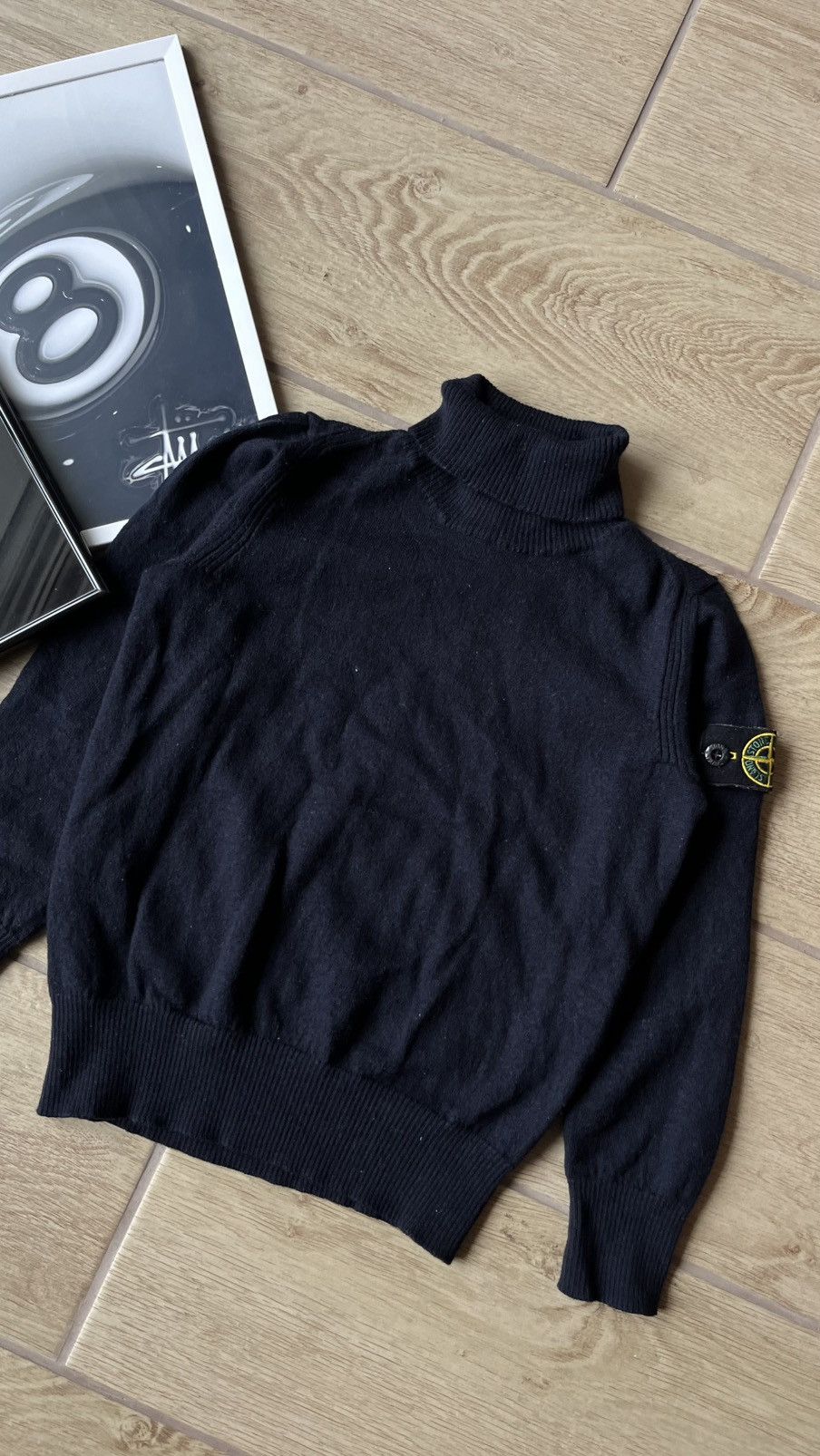 Stone Island × Vintage Stone Island Vintage 100% Wool Sweater JUNOIR Streetwear Size US M / EU 48-50 / 2 - 1 Thumbnail