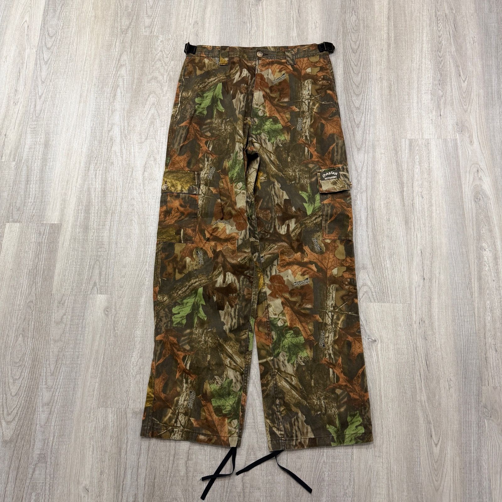 Vintage Vintage Spartan Outdoors Camo Cargo Pants Large Camouflage Size US 34 / EU 50 - 2 Thumbnail