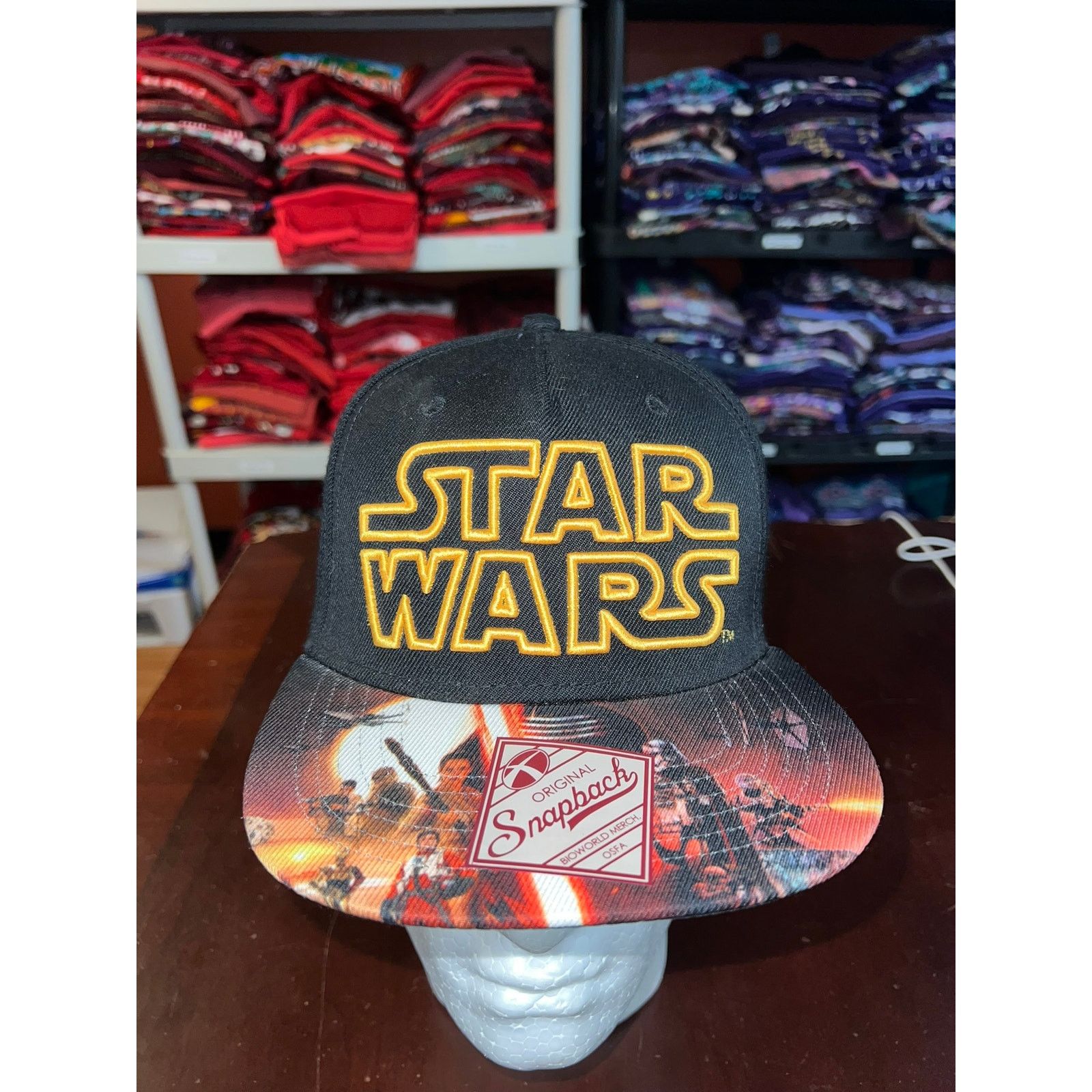 Star Wars Star Wars Hat Bioworld Merch Movie Promo Black Graphic Cap Size ONE SIZE - 1 Thumbnail