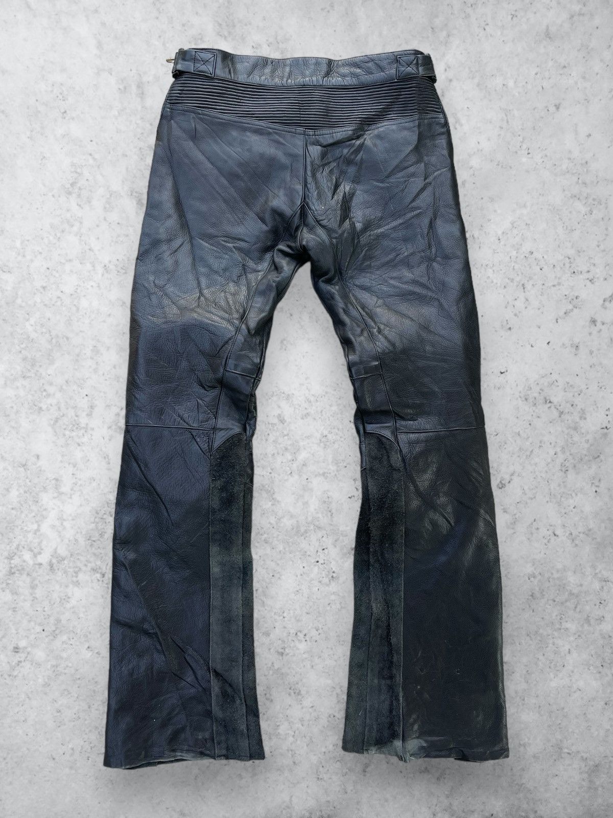 14th Addiction 🔥Vtg Henly Begins by Daytona Genuine Leather Bootcut Pants Size US 31 - 2 Thumbnail