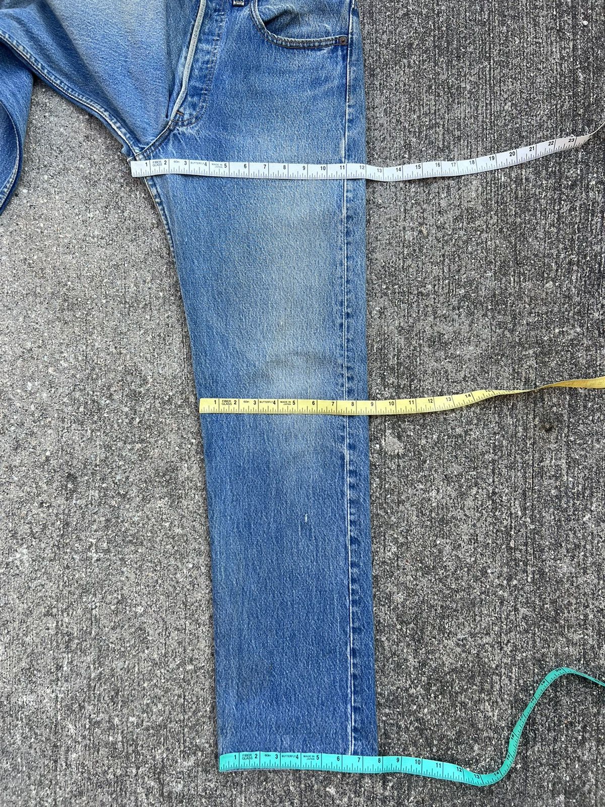 Levi's Vintage 80s Levi’s 501 Distressed Muddy Denim Jeans Size US 31 - 4 Thumbnail