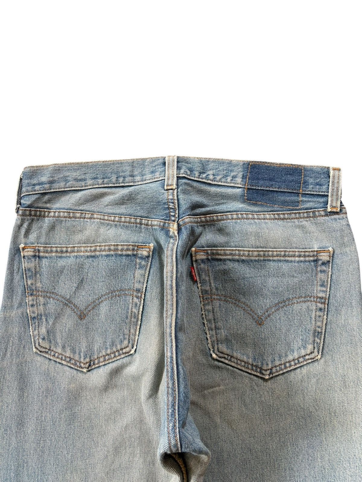 Levi's Vintage 90s Levis 501 Faded Wash Distress Loose Jeans Size US 32 / EU 48 - 4 Thumbnail